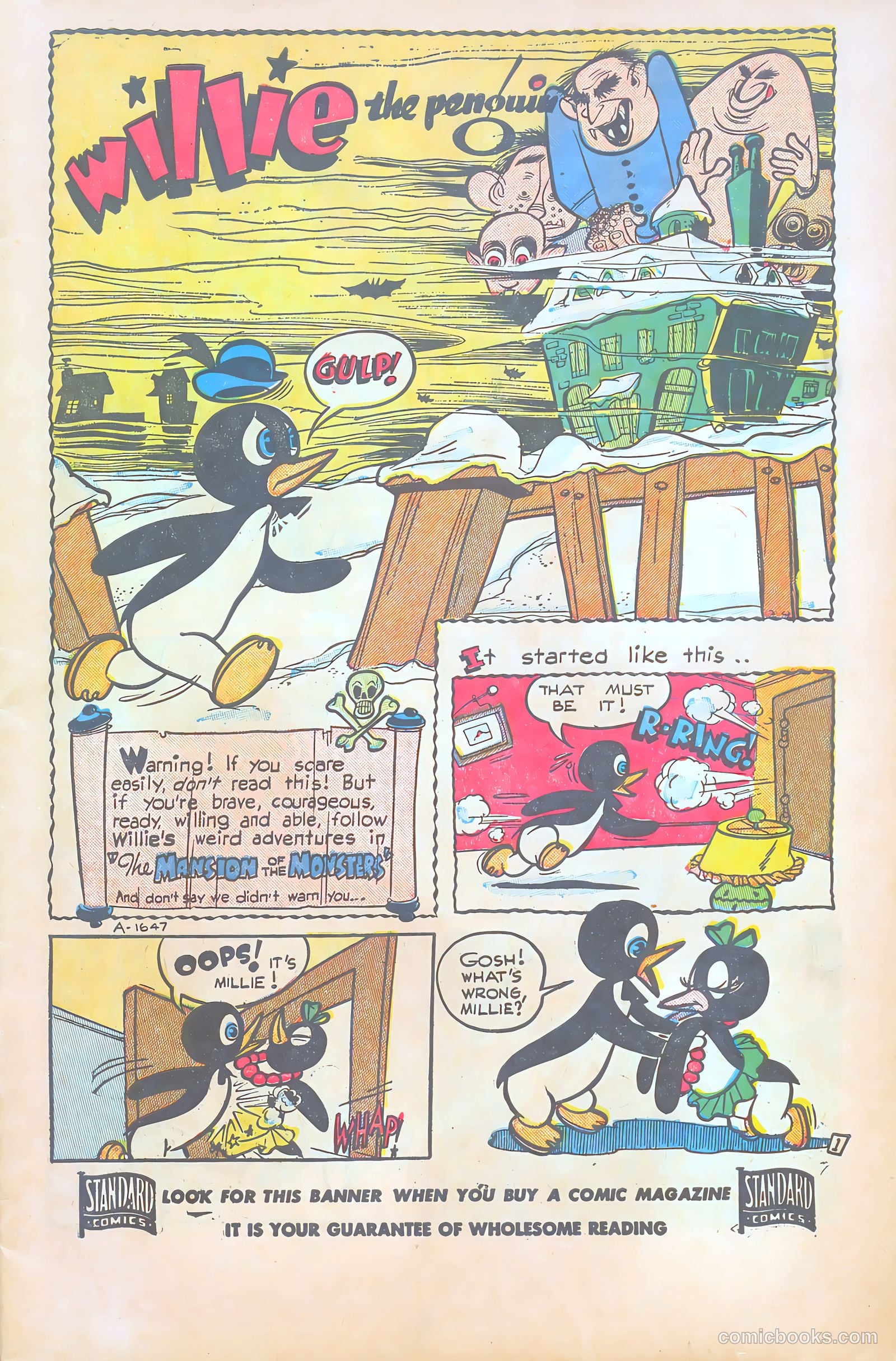 Willie the Penguin #6 (1952) — page 3 of 36