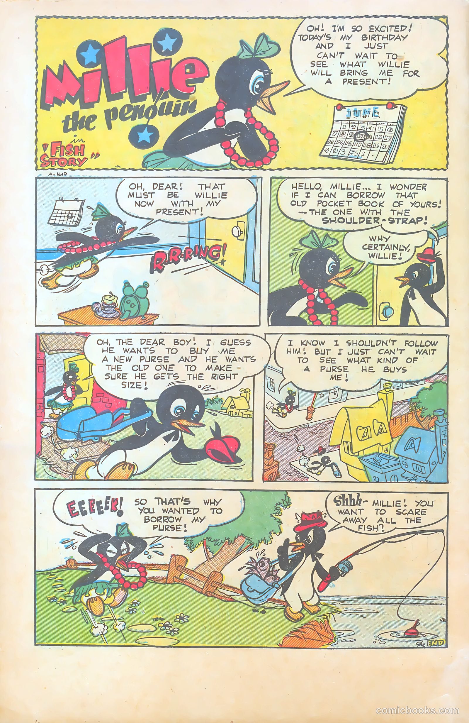 Willie the Penguin #6 (1952) — page 34 of 36