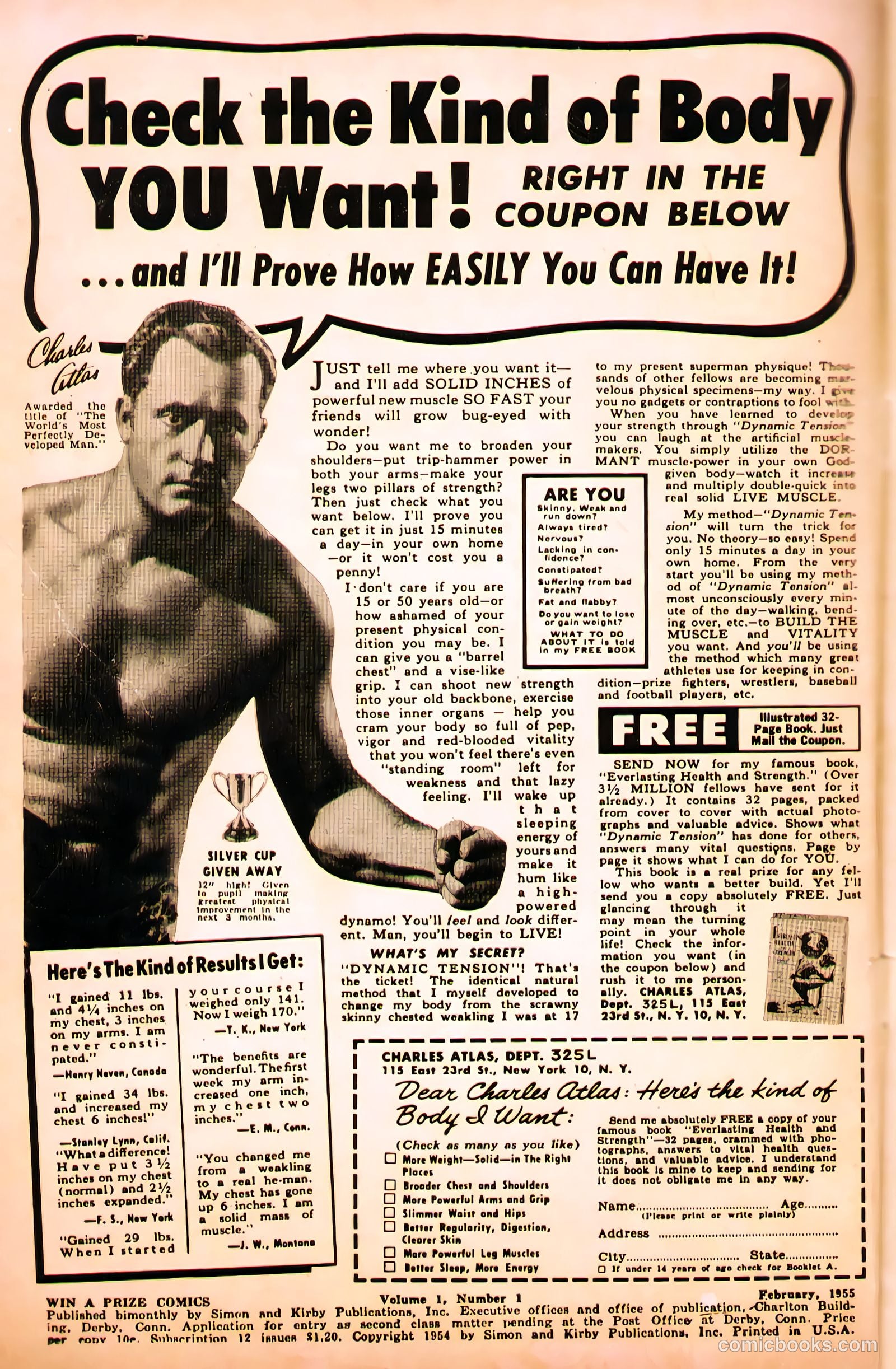 Win a Prize Comics #1 (1955) — page 2 of 36