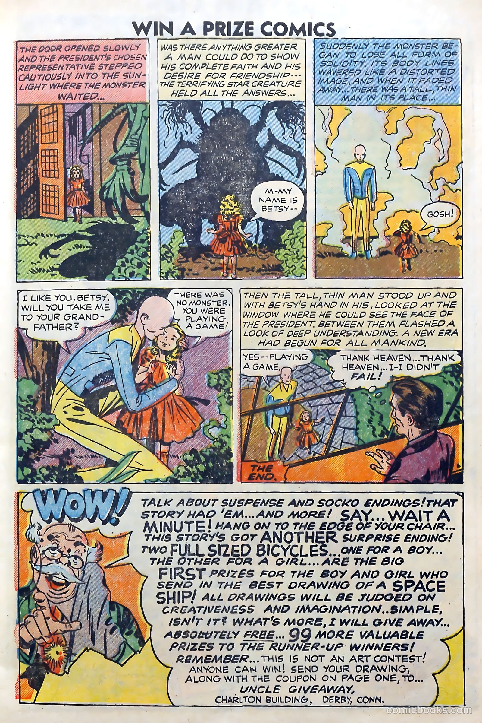 Win a Prize Comics #1 (1955) — page 9 of 36