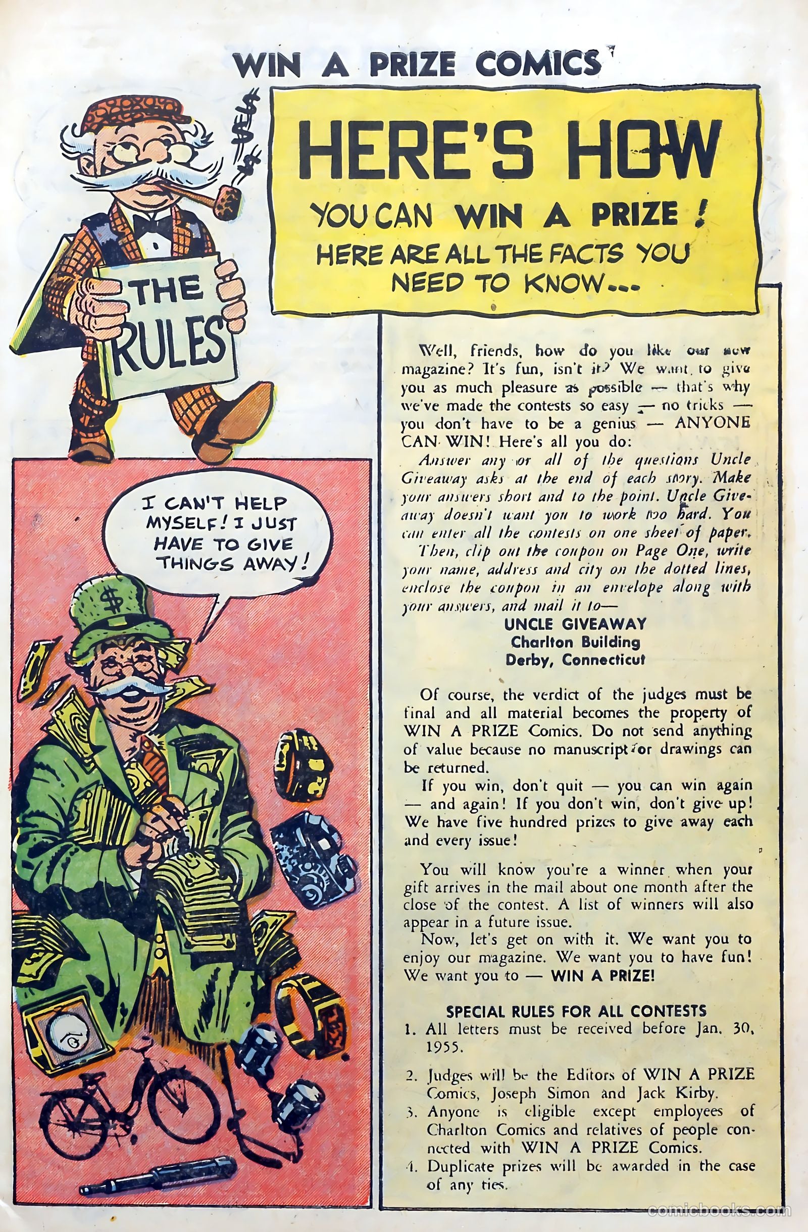 Win a Prize Comics #1 (1955) — page 27 of 36