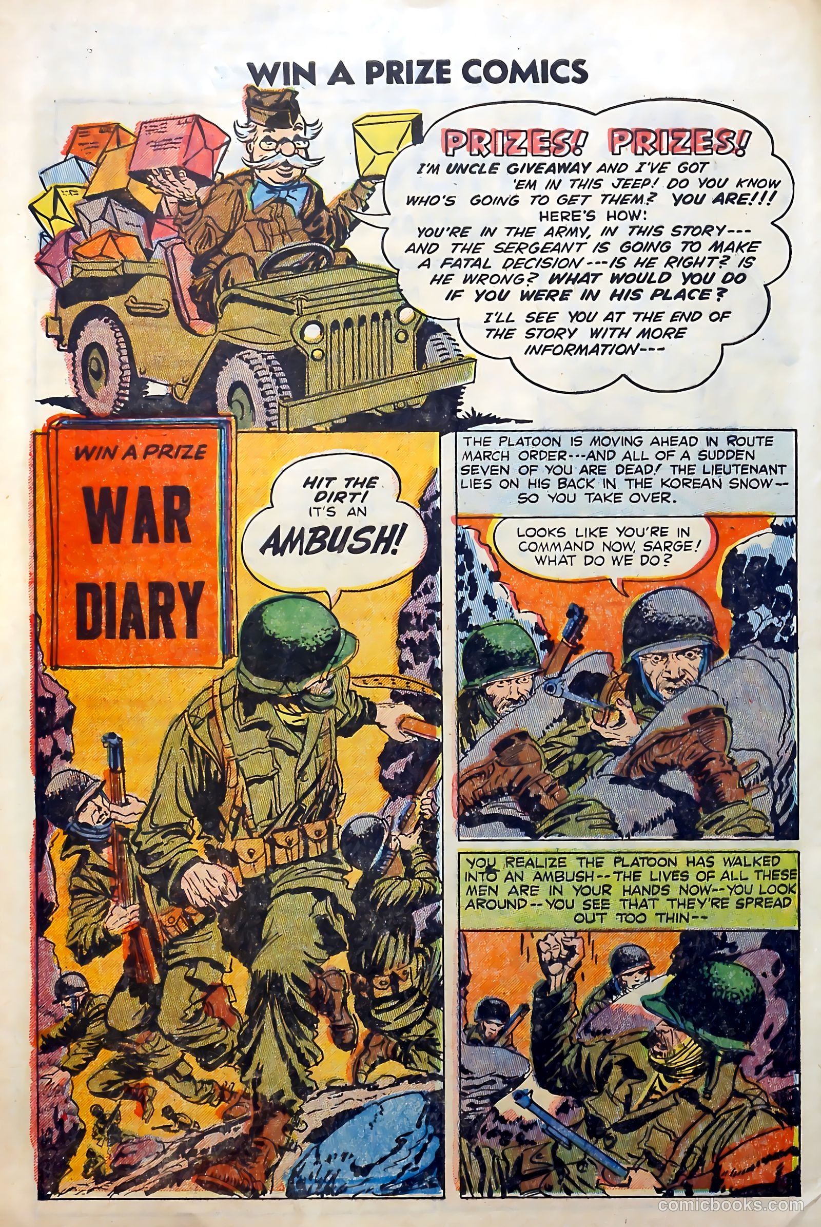 Win a Prize Comics #1 (1955) — page 28 of 36