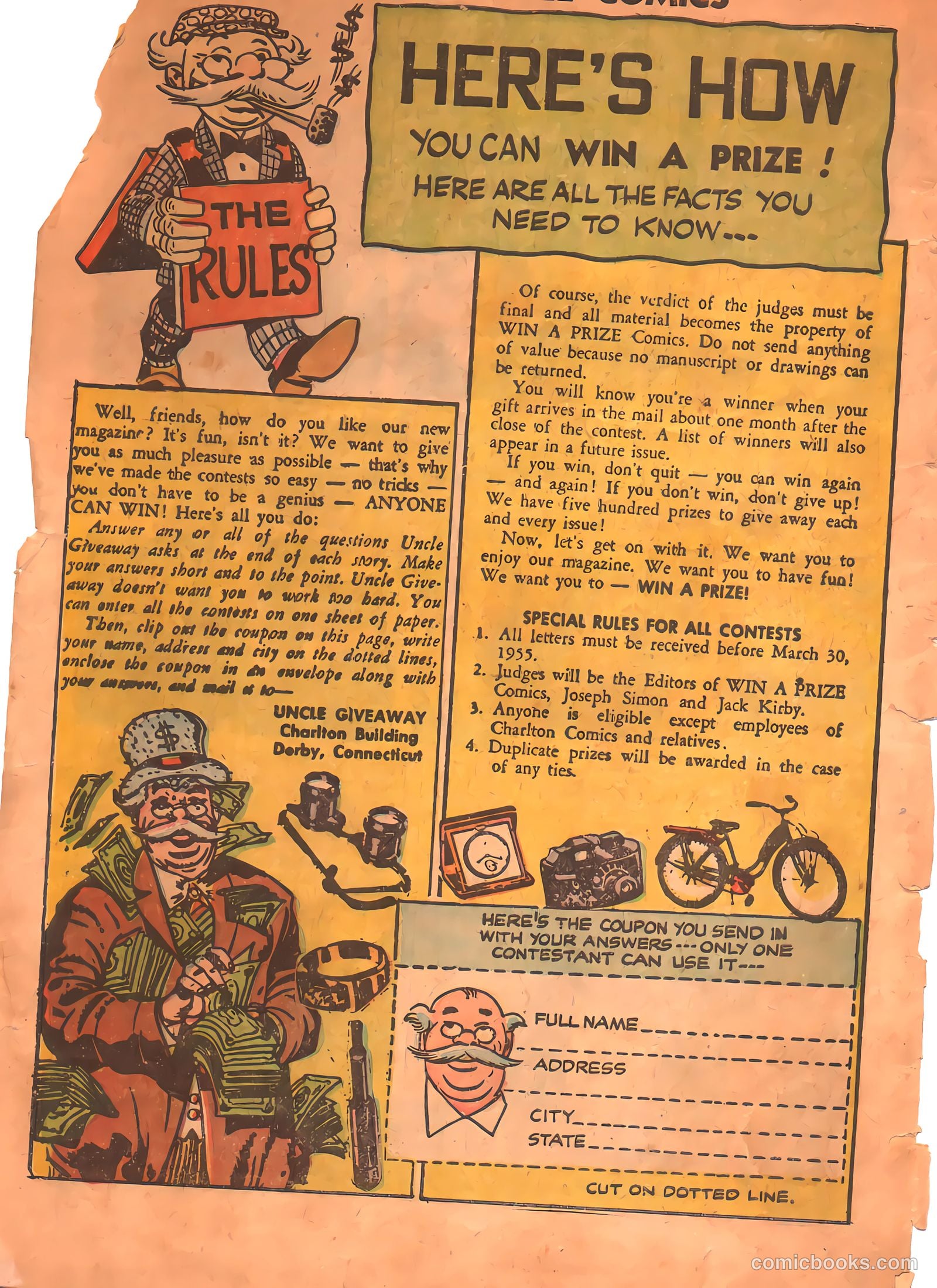 Win a Prize Comics #2 (1955) — page 33 of 34