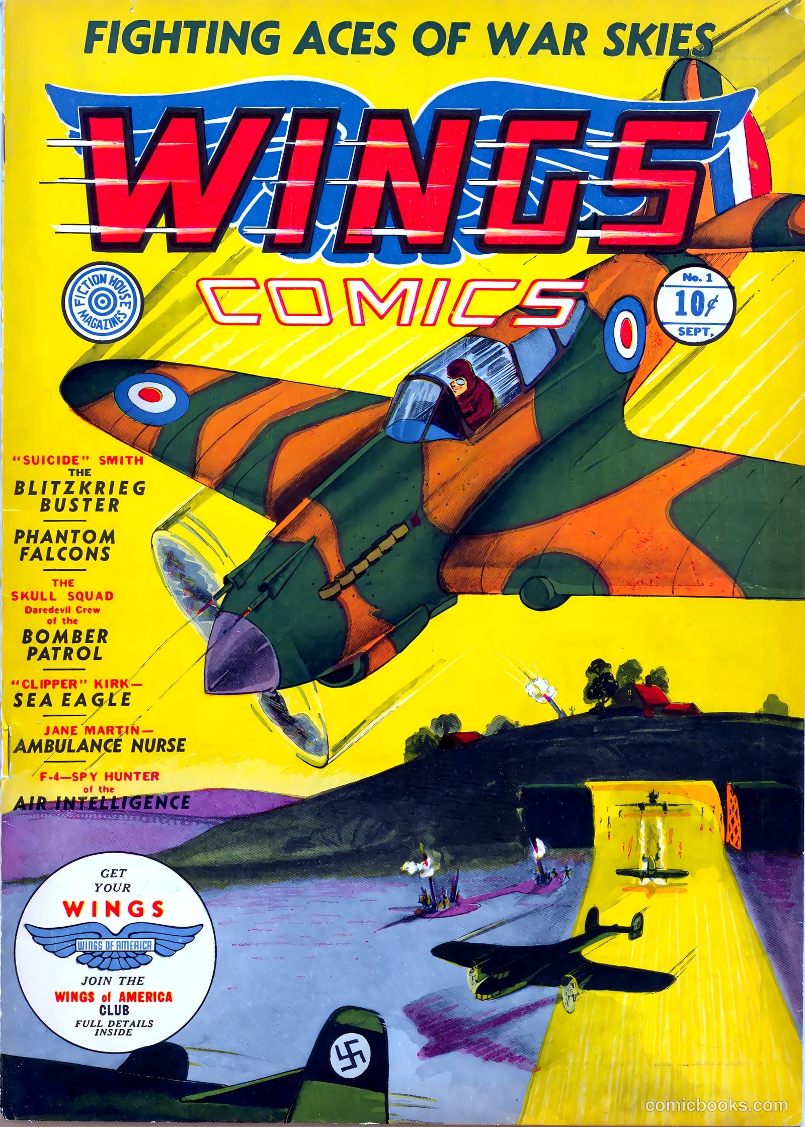 Wings Comics #1