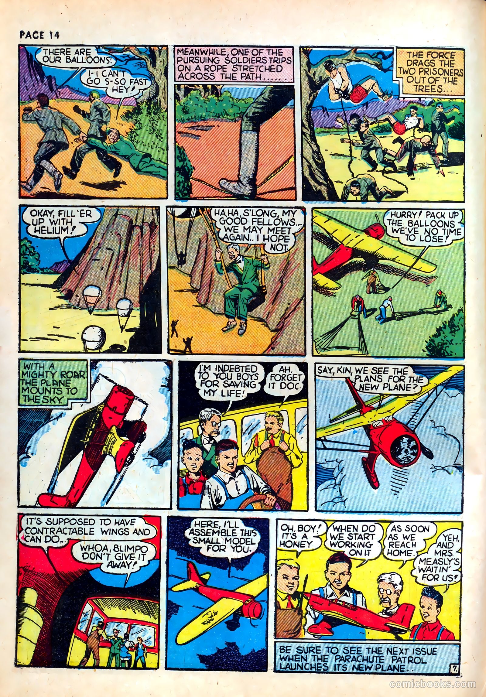 Wings Comics #1 (1940) — page 16 of 68