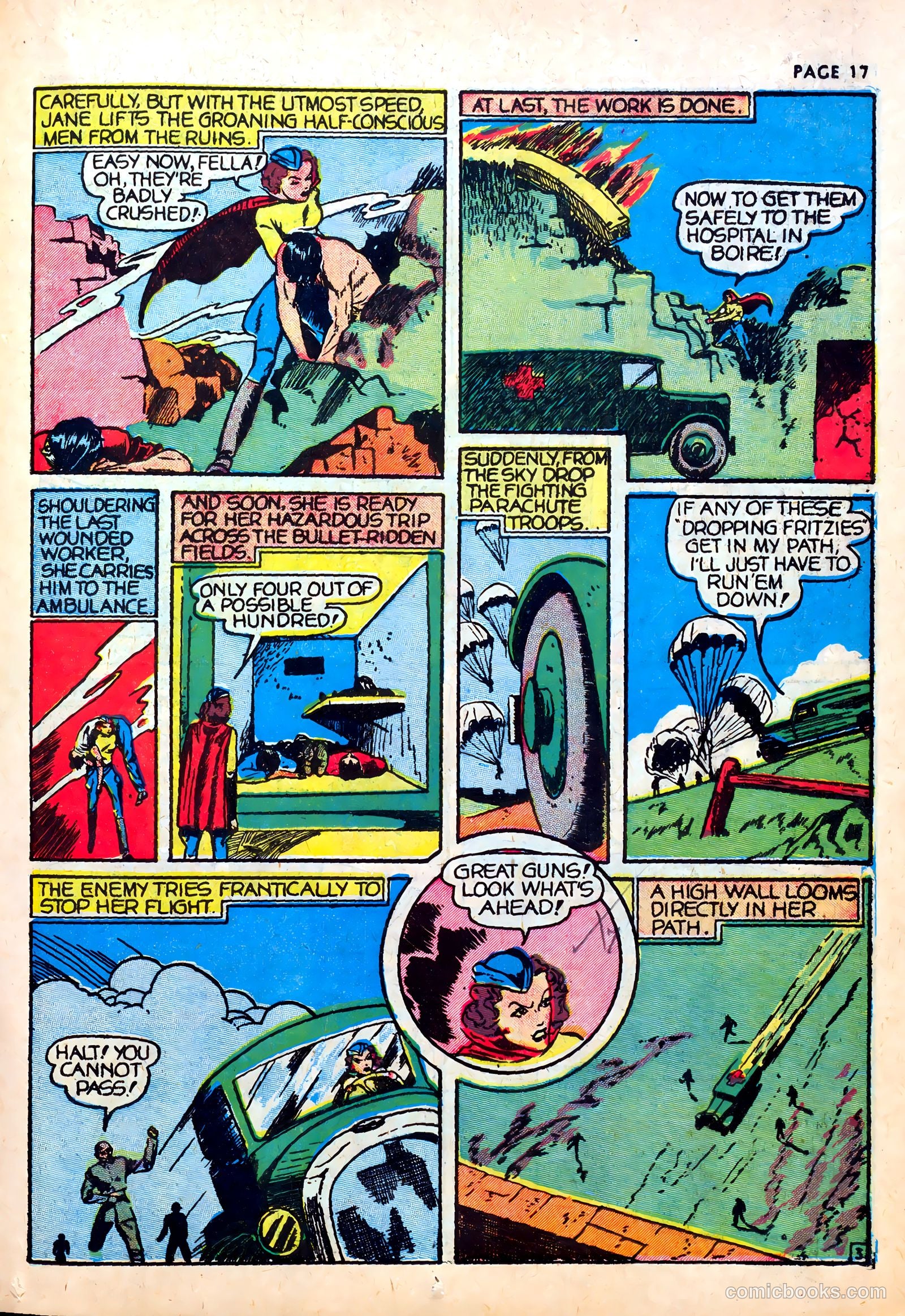 Wings Comics #1 (1940) — page 19 of 68