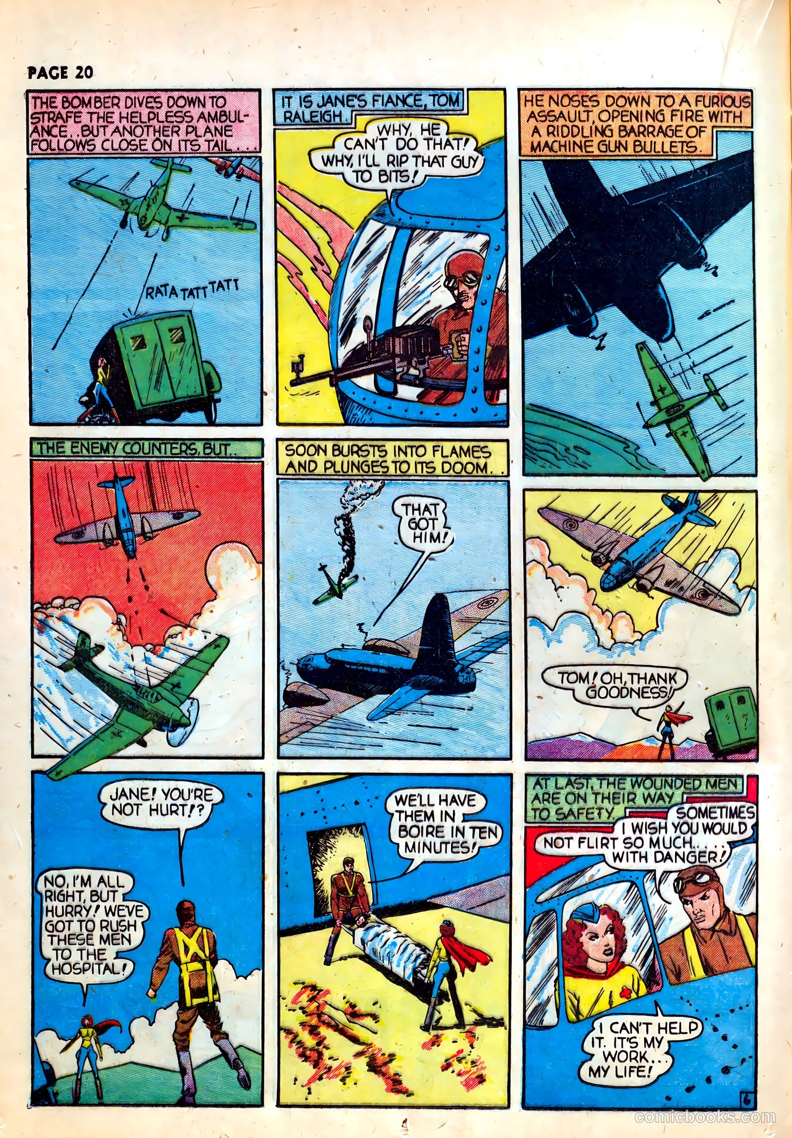 Wings Comics #1 (1940) — page 22 of 68