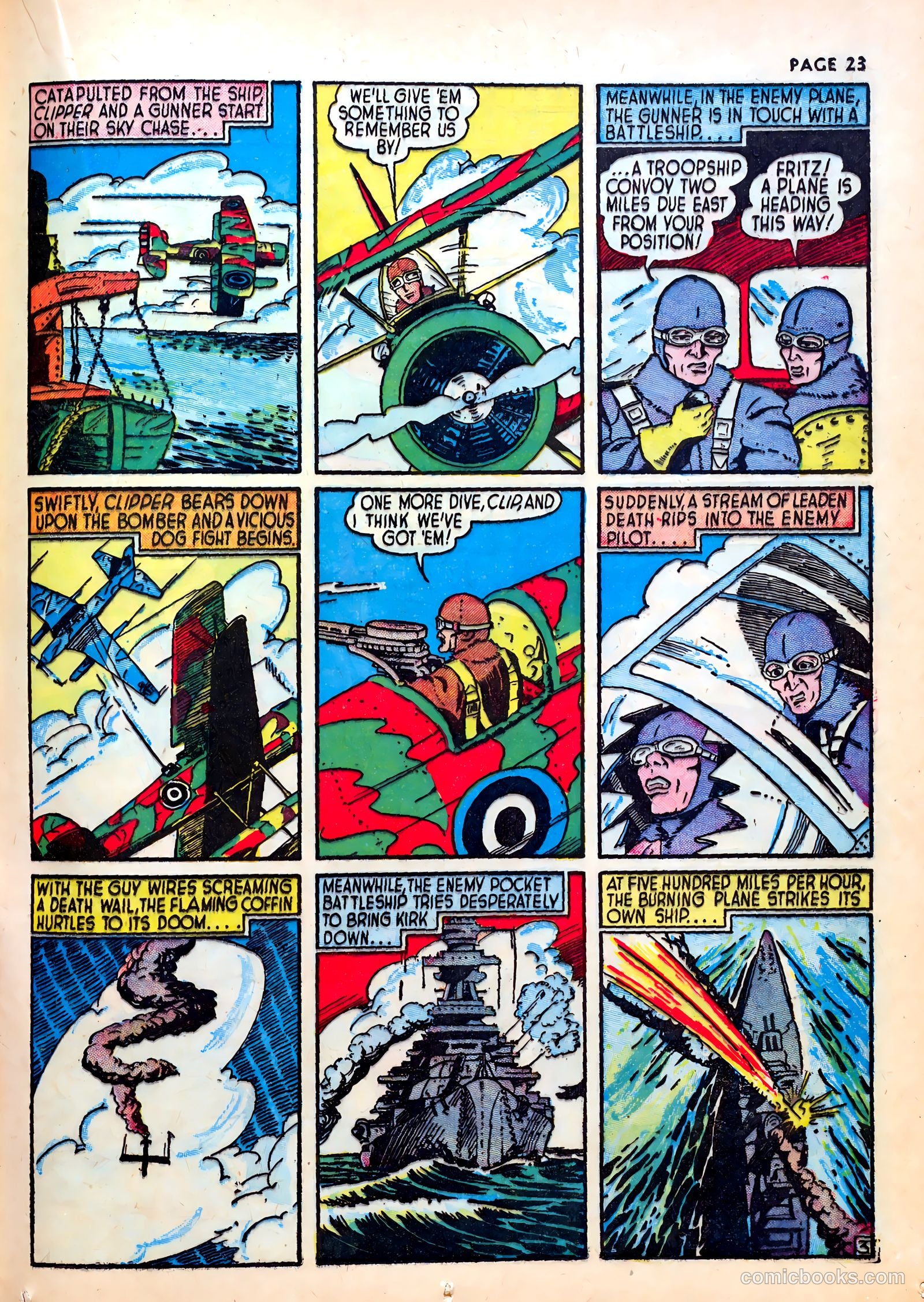 Wings Comics #1 (1940) — page 25 of 68