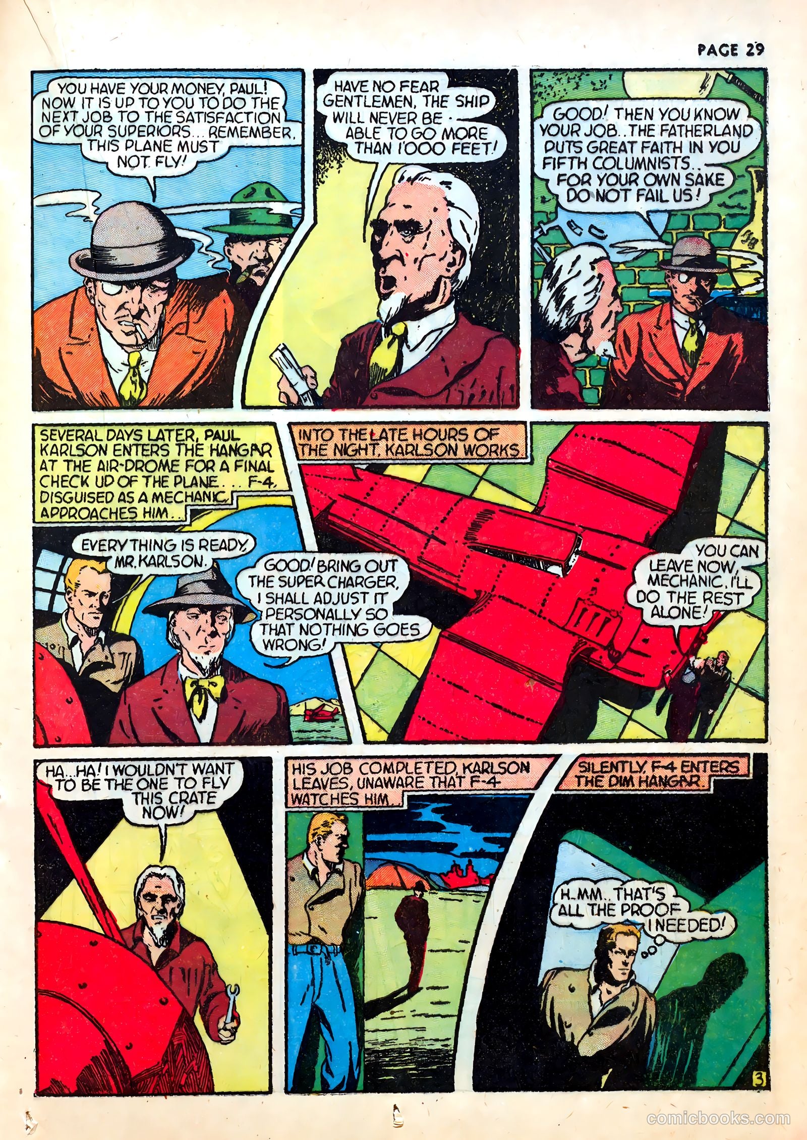 Wings Comics #1 (1940) — page 31 of 68