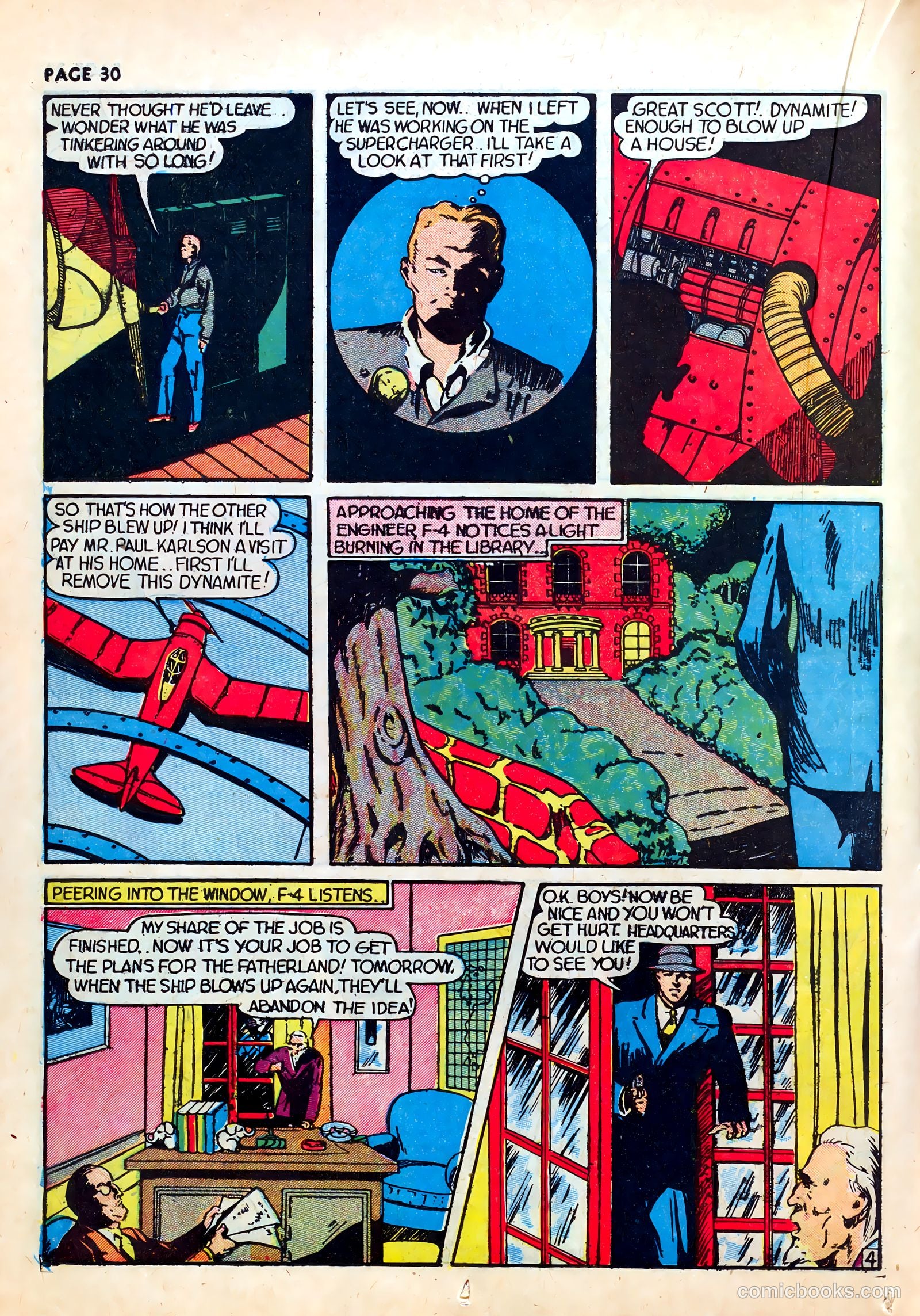Wings Comics #1 (1940) — page 32 of 68