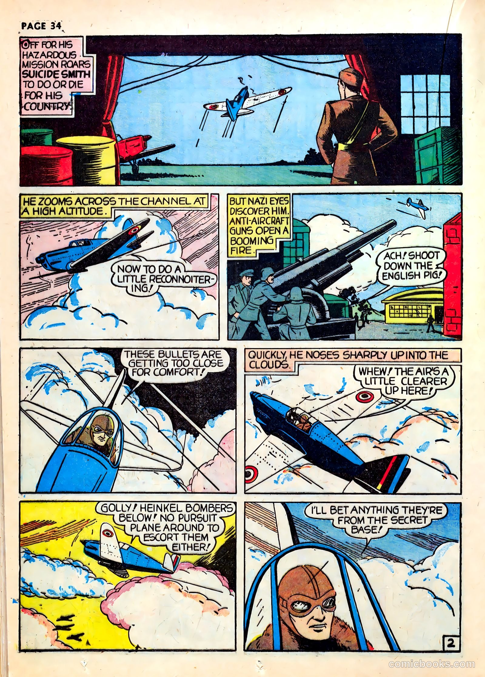 Wings Comics #1 (1940) — page 36 of 68