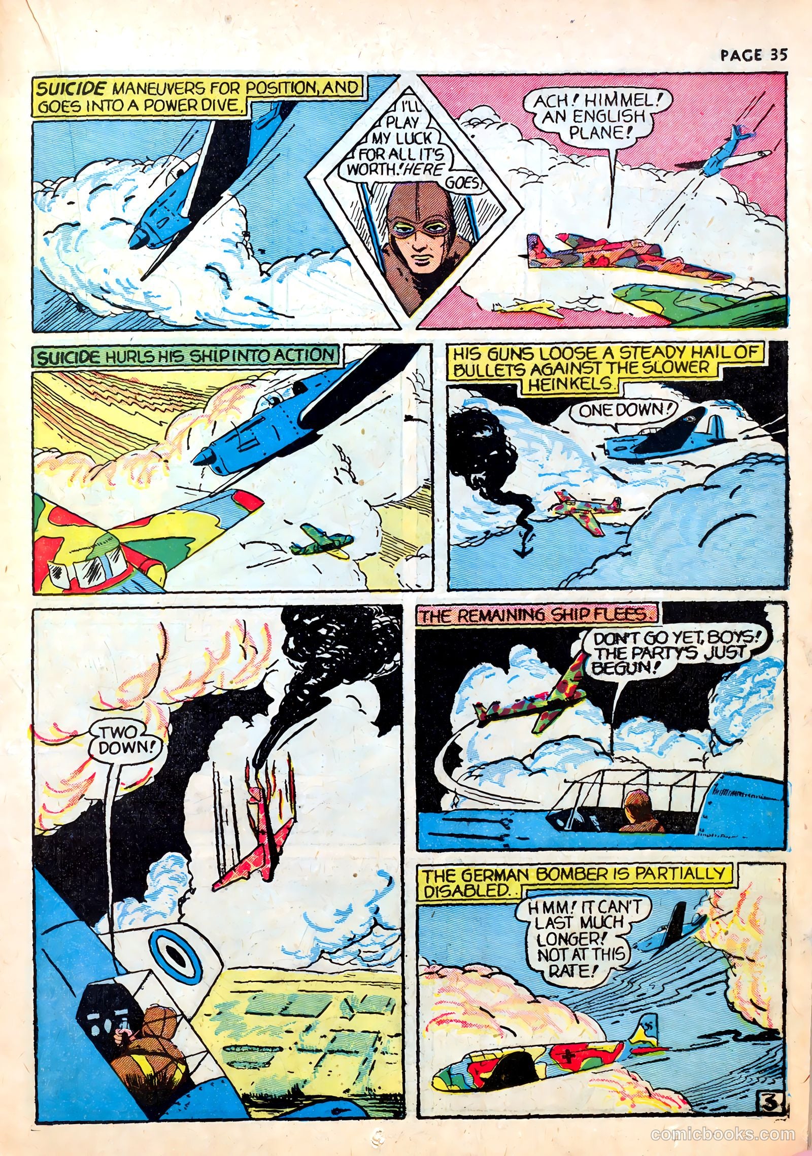 Wings Comics #1 (1940) — page 37 of 68