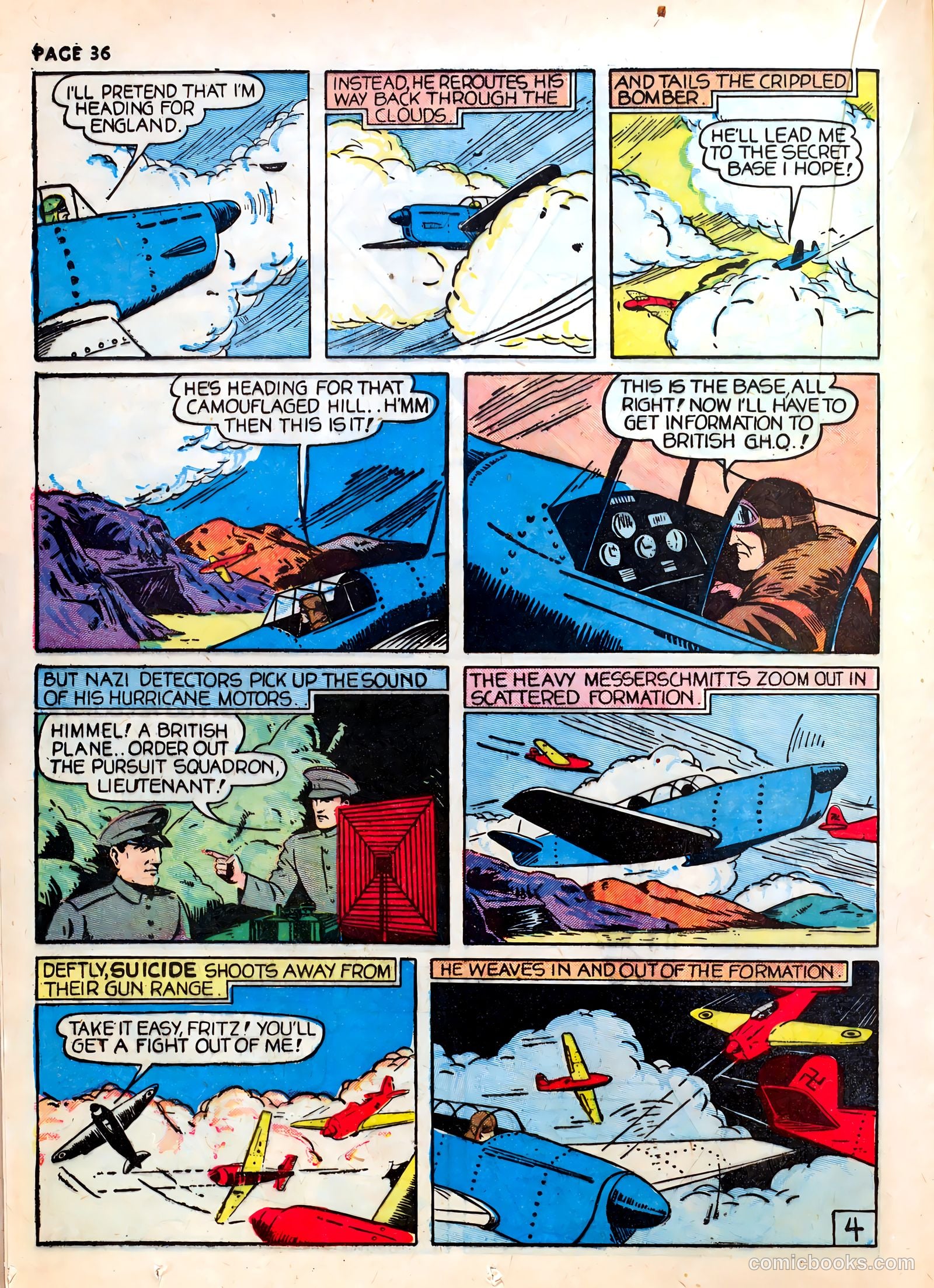 Wings Comics #1 (1940) — page 38 of 68