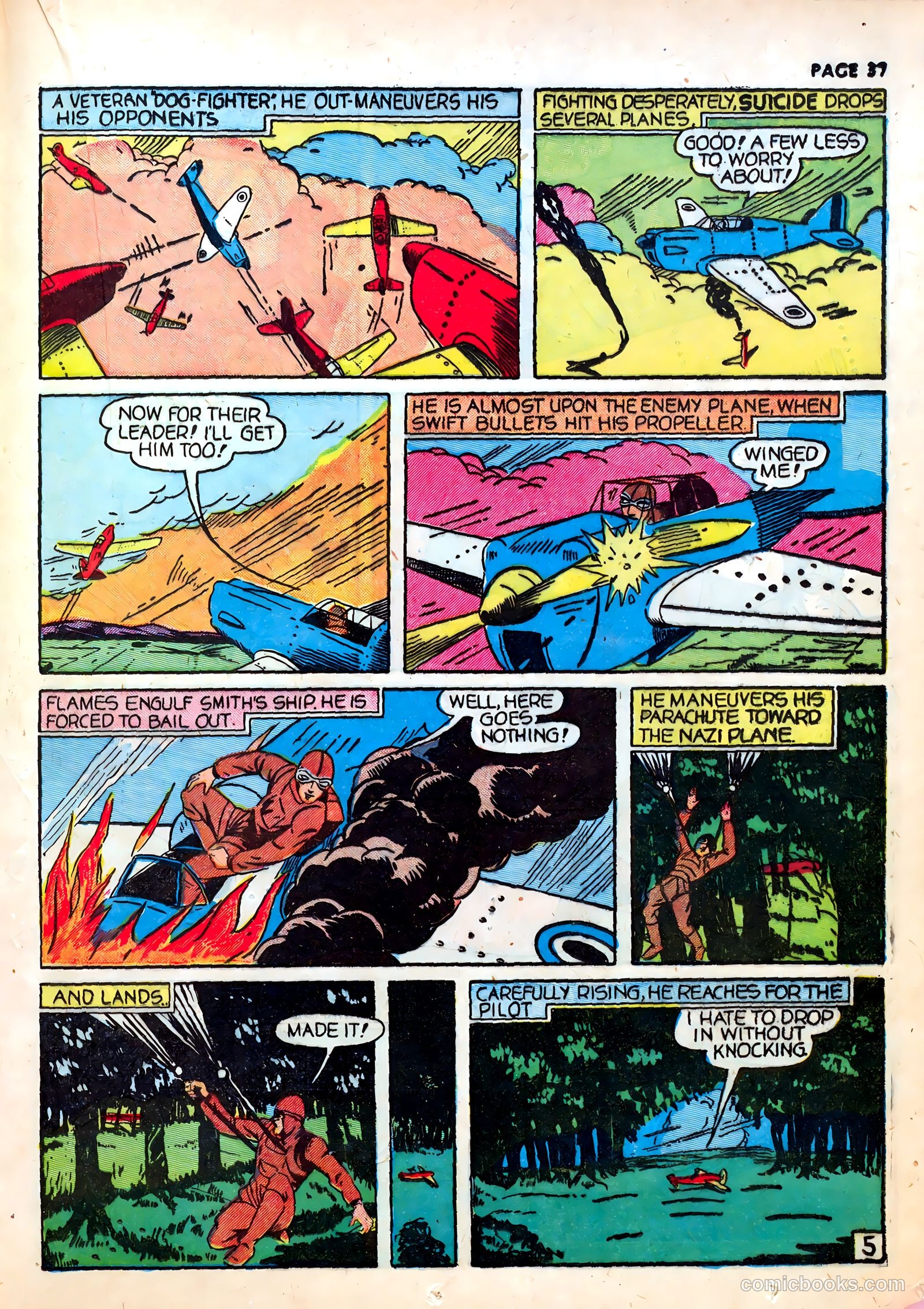 Wings Comics #1 (1940) — page 39 of 68