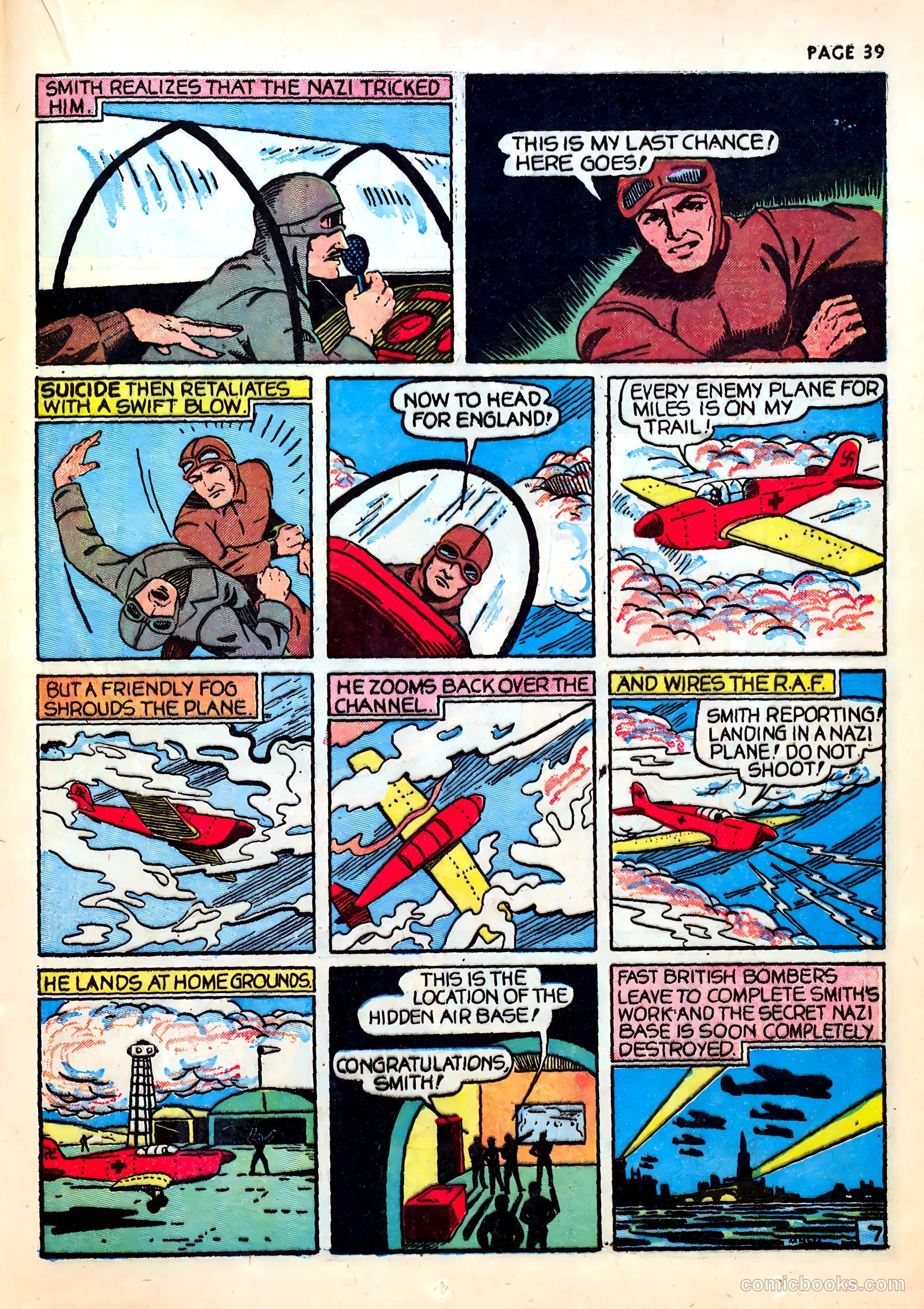 Wings Comics #1 (1940) — page 41 of 68