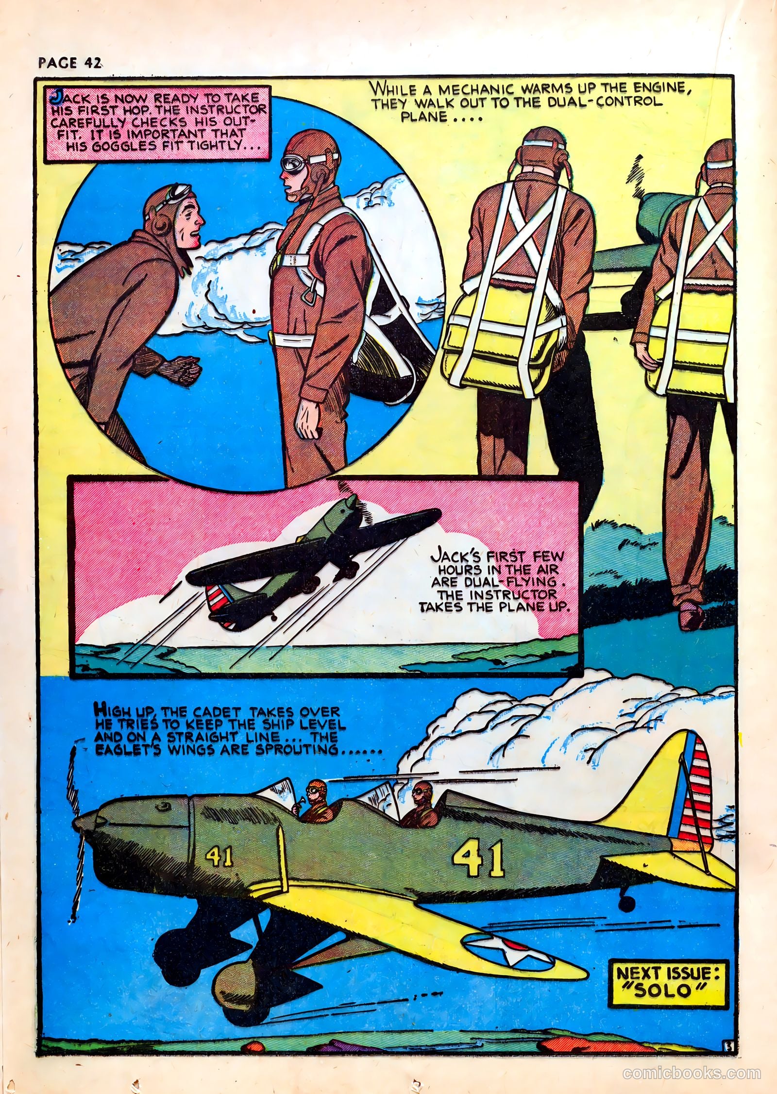 Wings Comics #1 (1940) — page 44 of 68