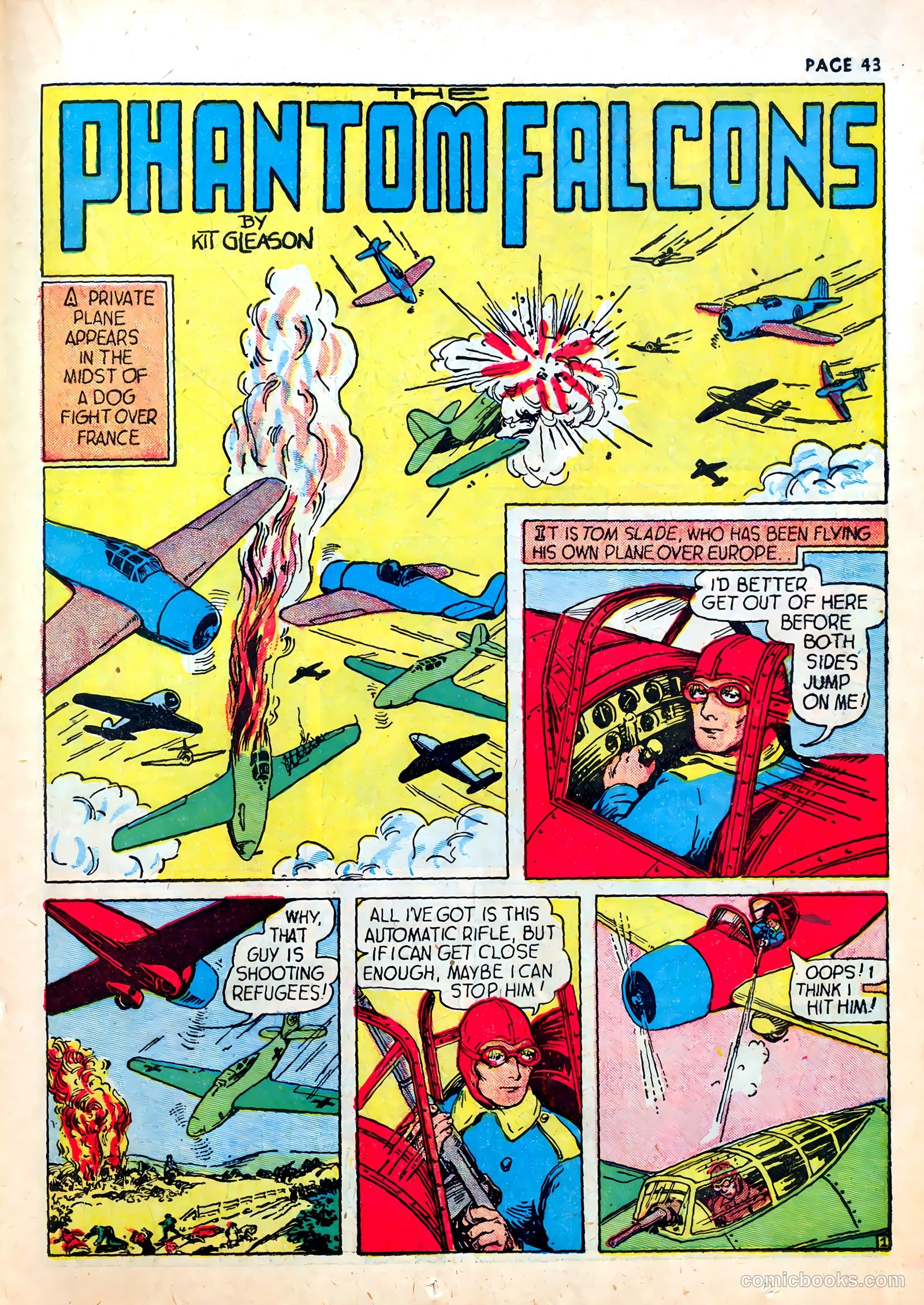 Wings Comics #1 (1940) — page 45 of 68