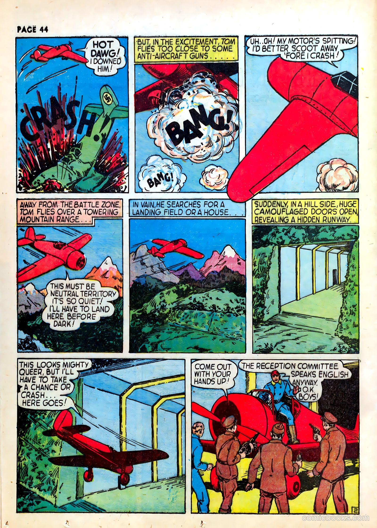 Wings Comics #1 (1940) — page 46 of 68