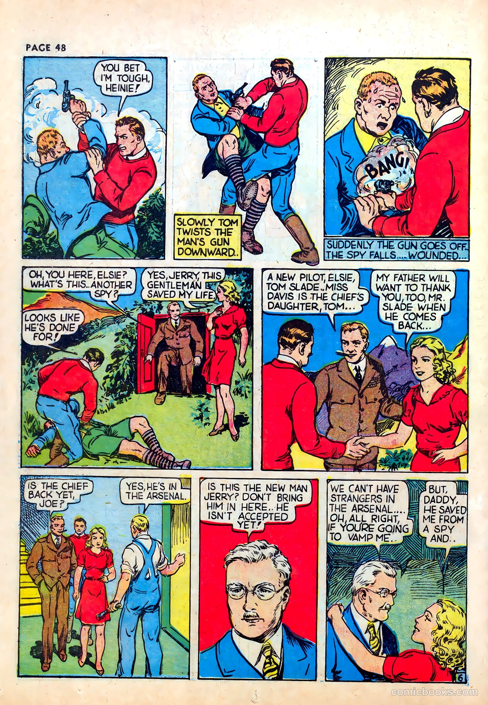 Wings Comics #1 (1940) — page 50 of 68