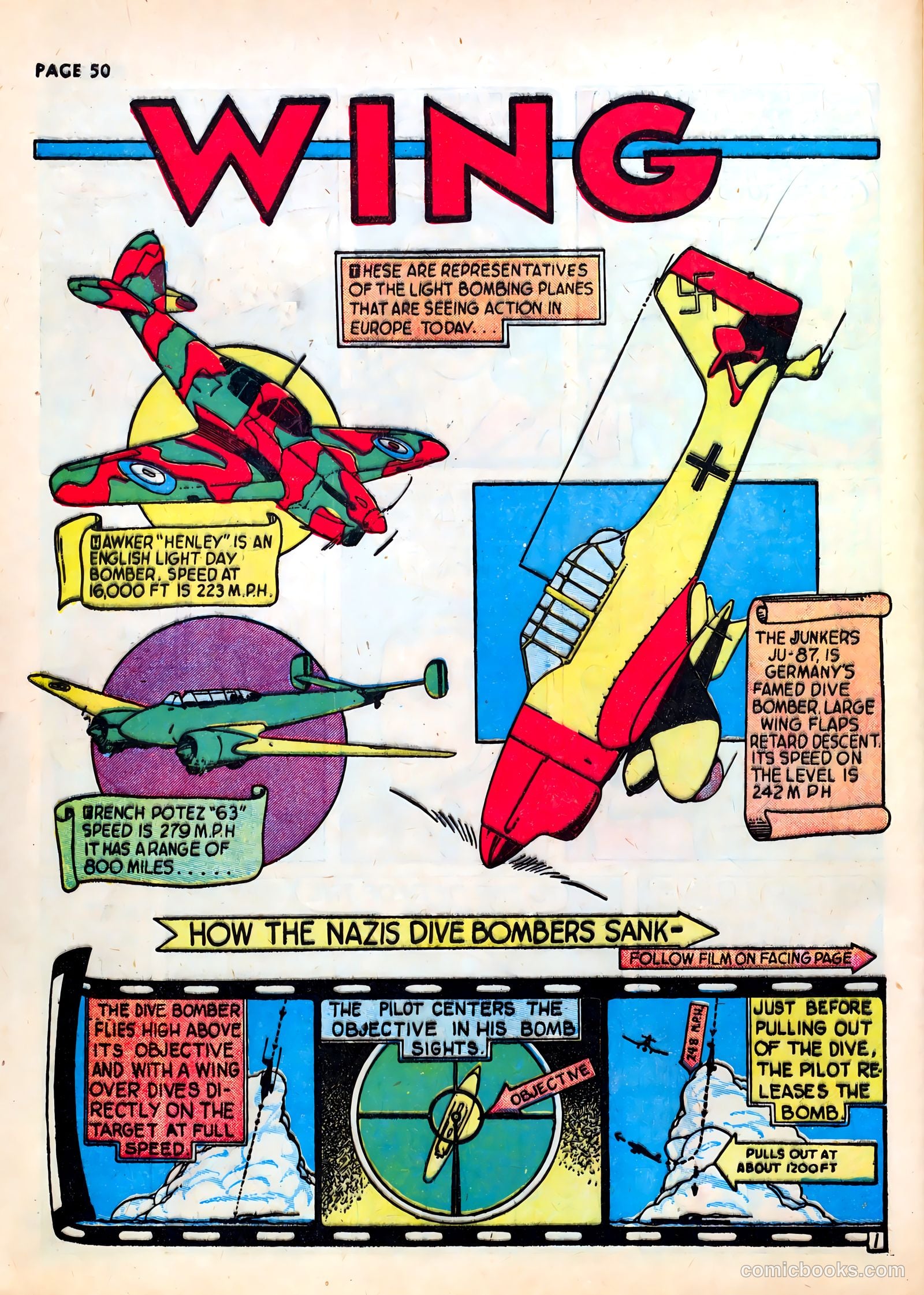 Wings Comics #1 (1940) — page 52 of 68