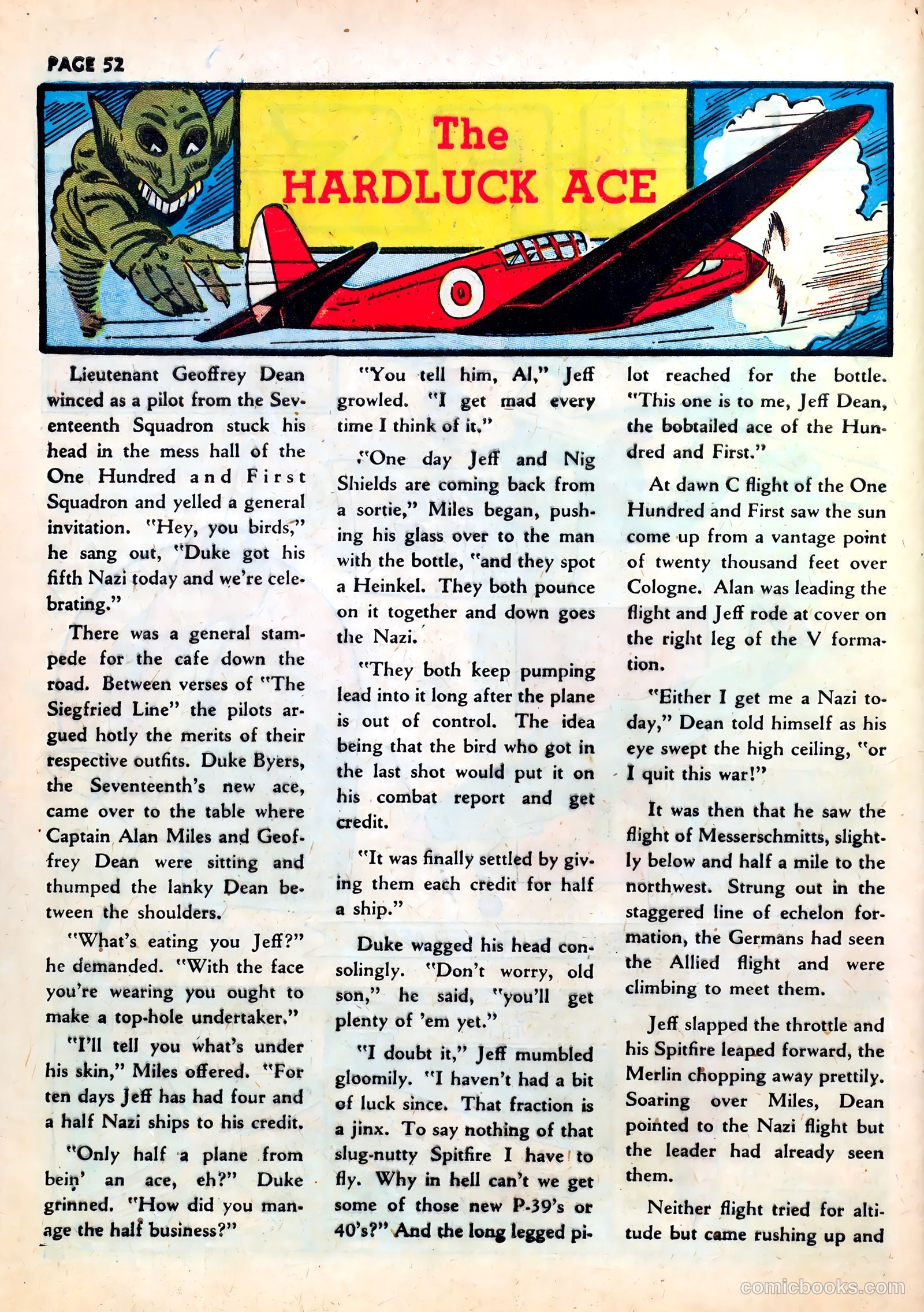 Wings Comics #1 (1940) — page 54 of 68