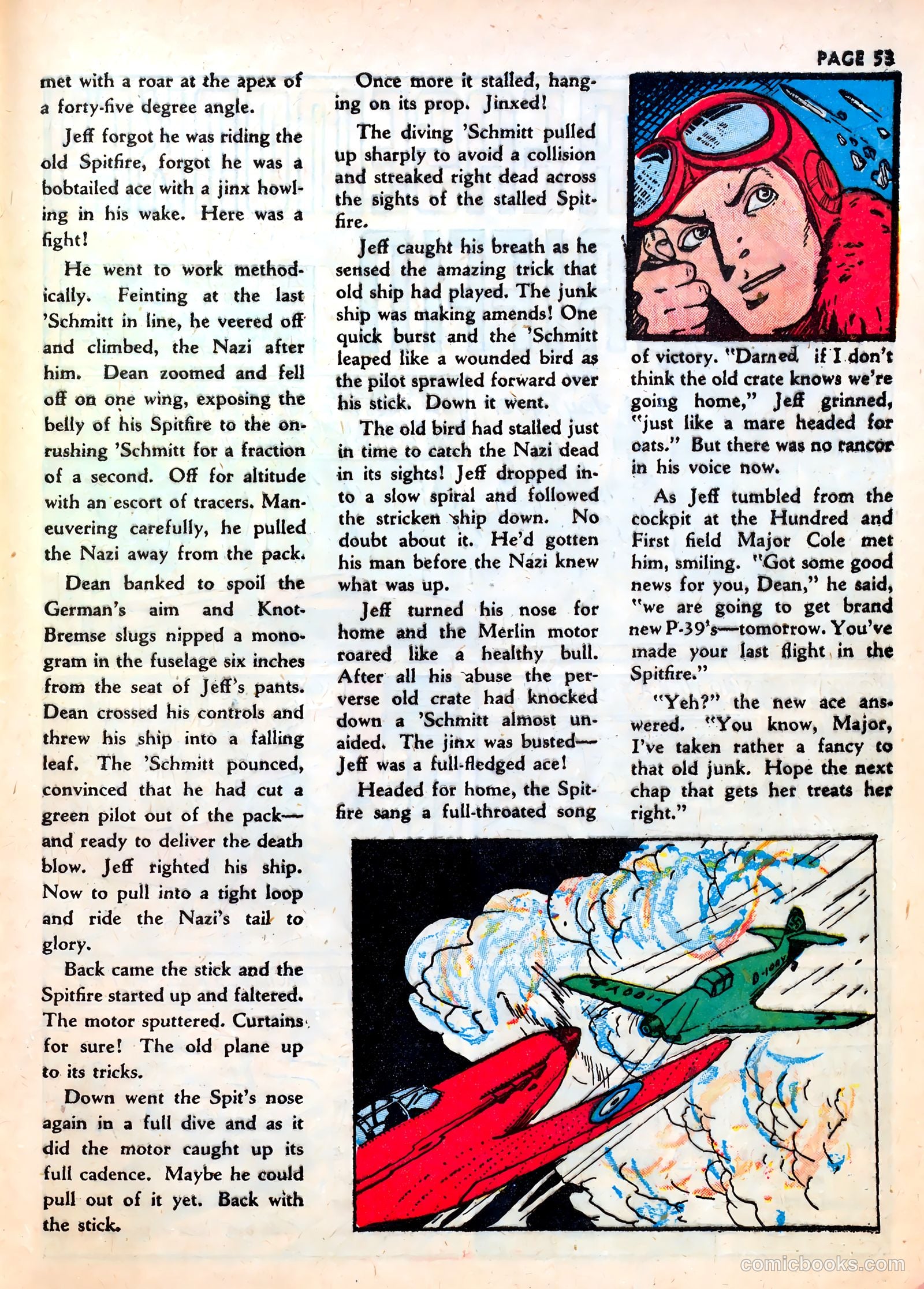 Wings Comics #1 (1940) — page 55 of 68