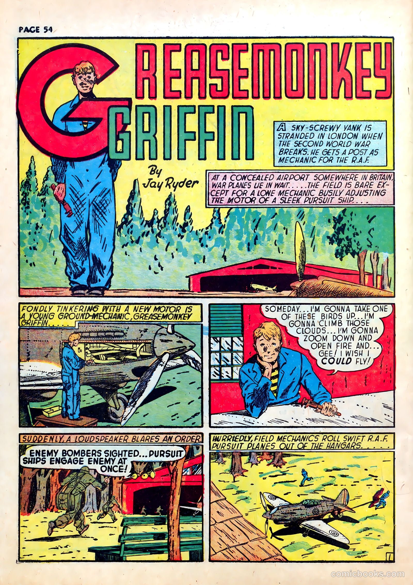 Wings Comics #1 (1940) — page 56 of 68