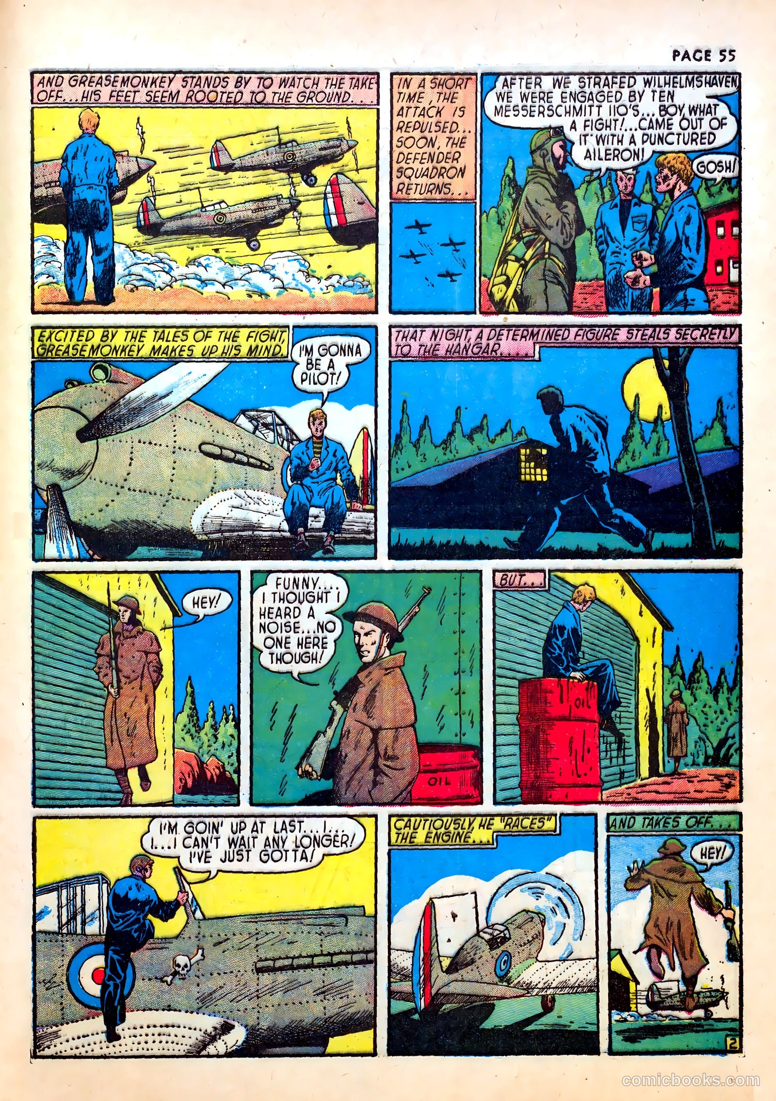 Wings Comics #1 (1940) — page 57 of 68