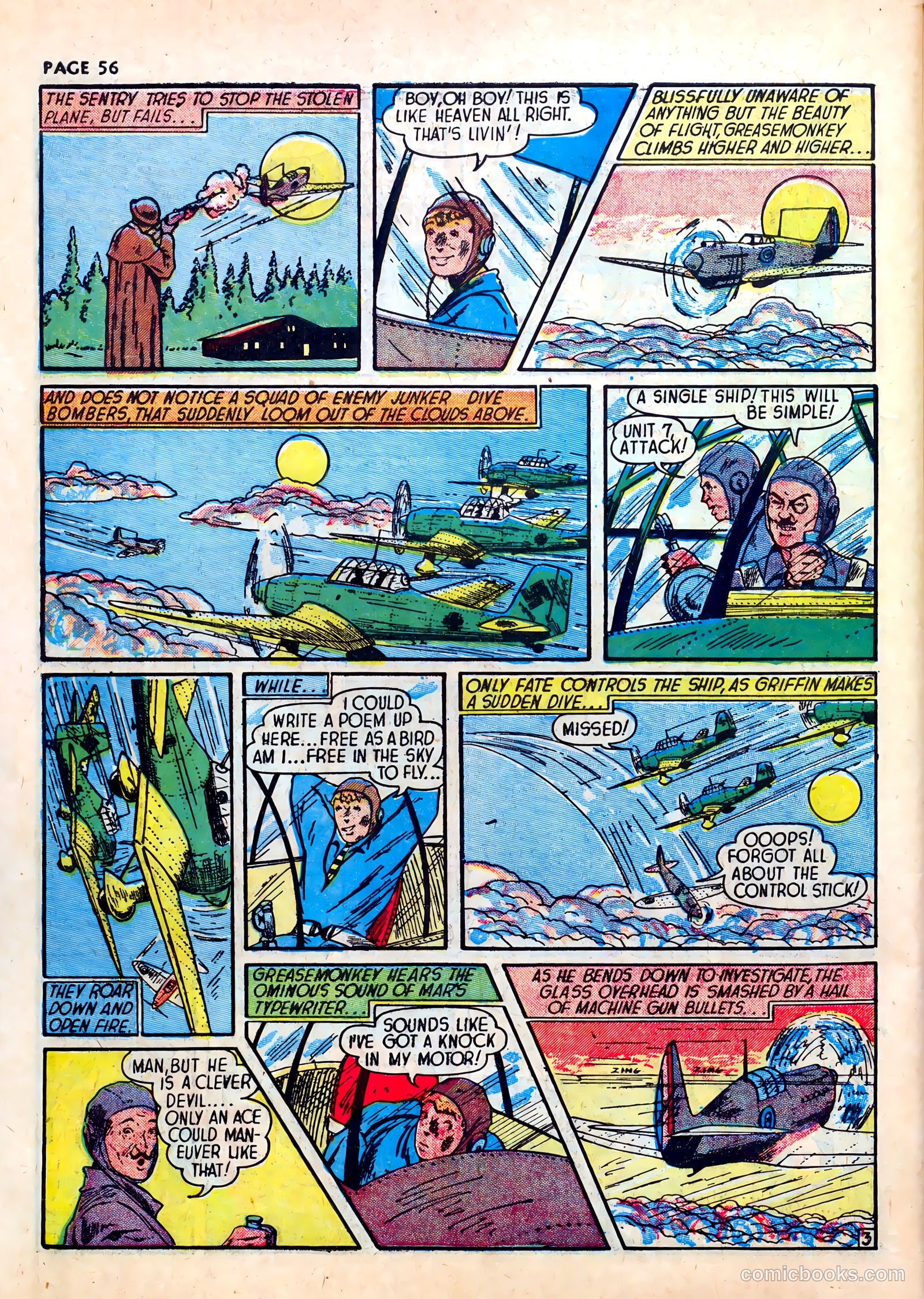 Wings Comics #1 (1940) — page 58 of 68