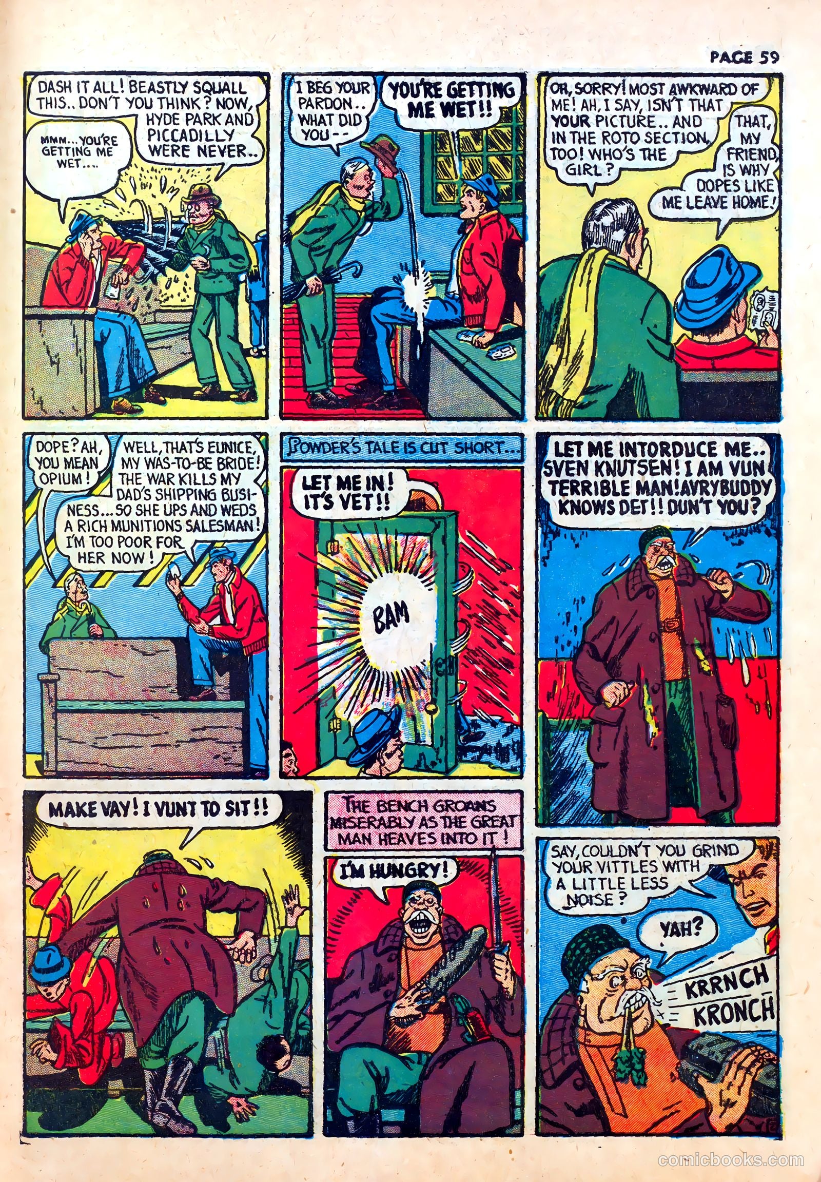 Wings Comics #1 (1940) — page 61 of 68