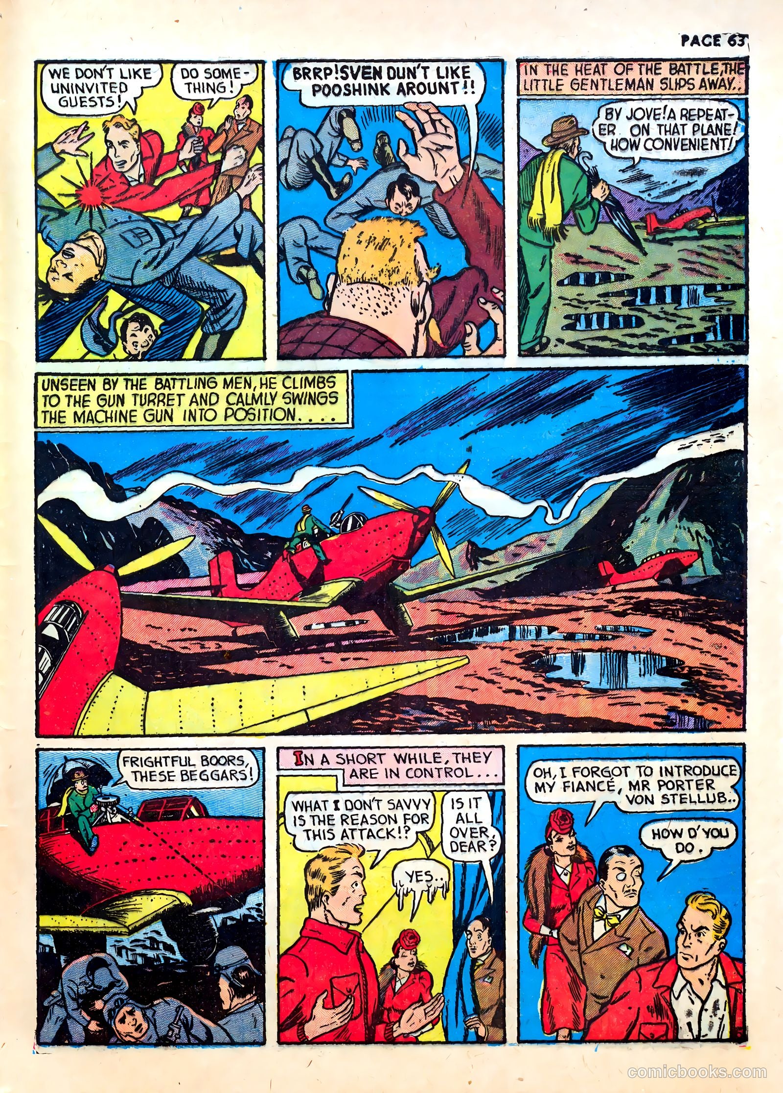 Wings Comics #1 (1940) — page 65 of 68