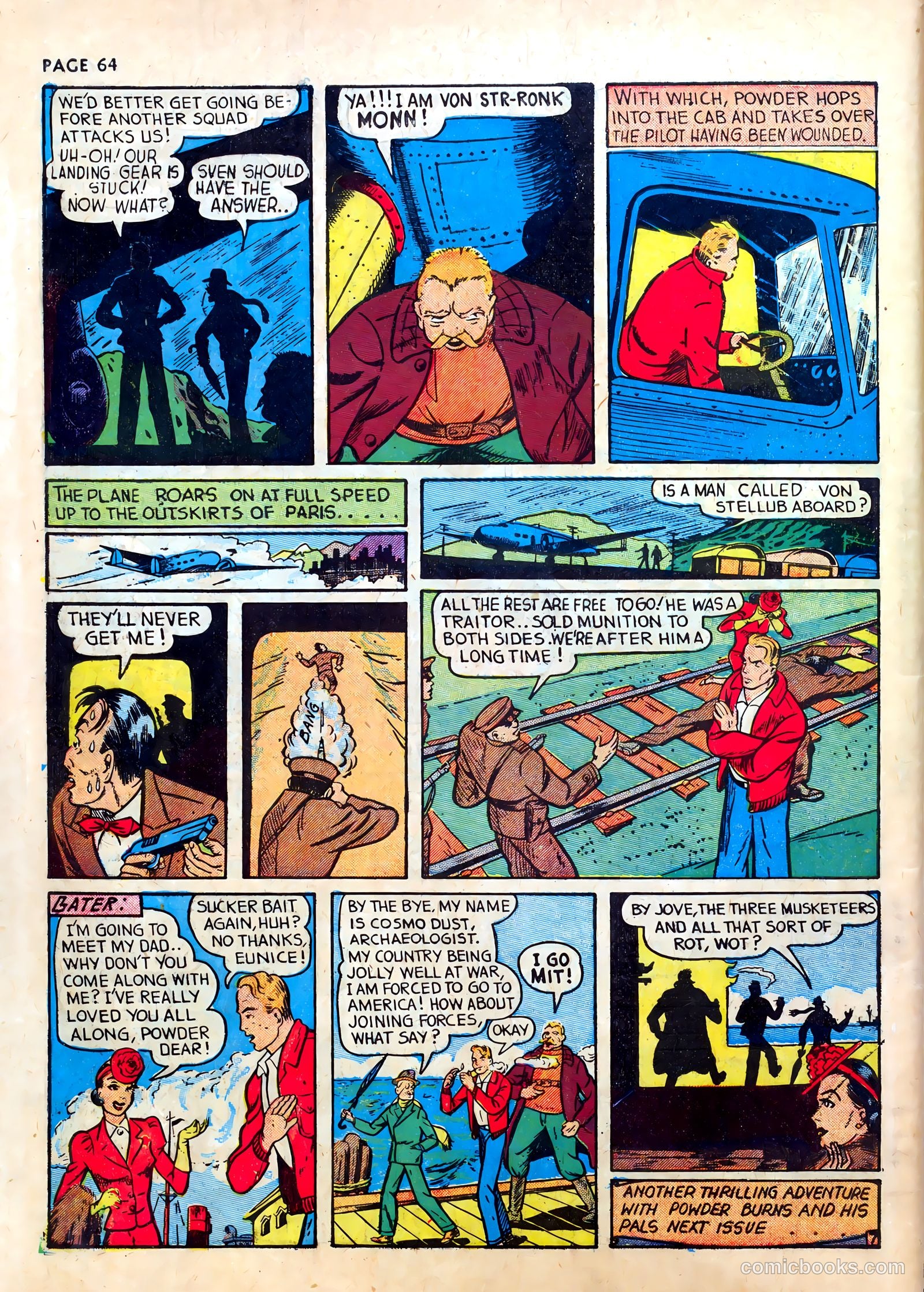 Wings Comics #1 (1940) — page 66 of 68