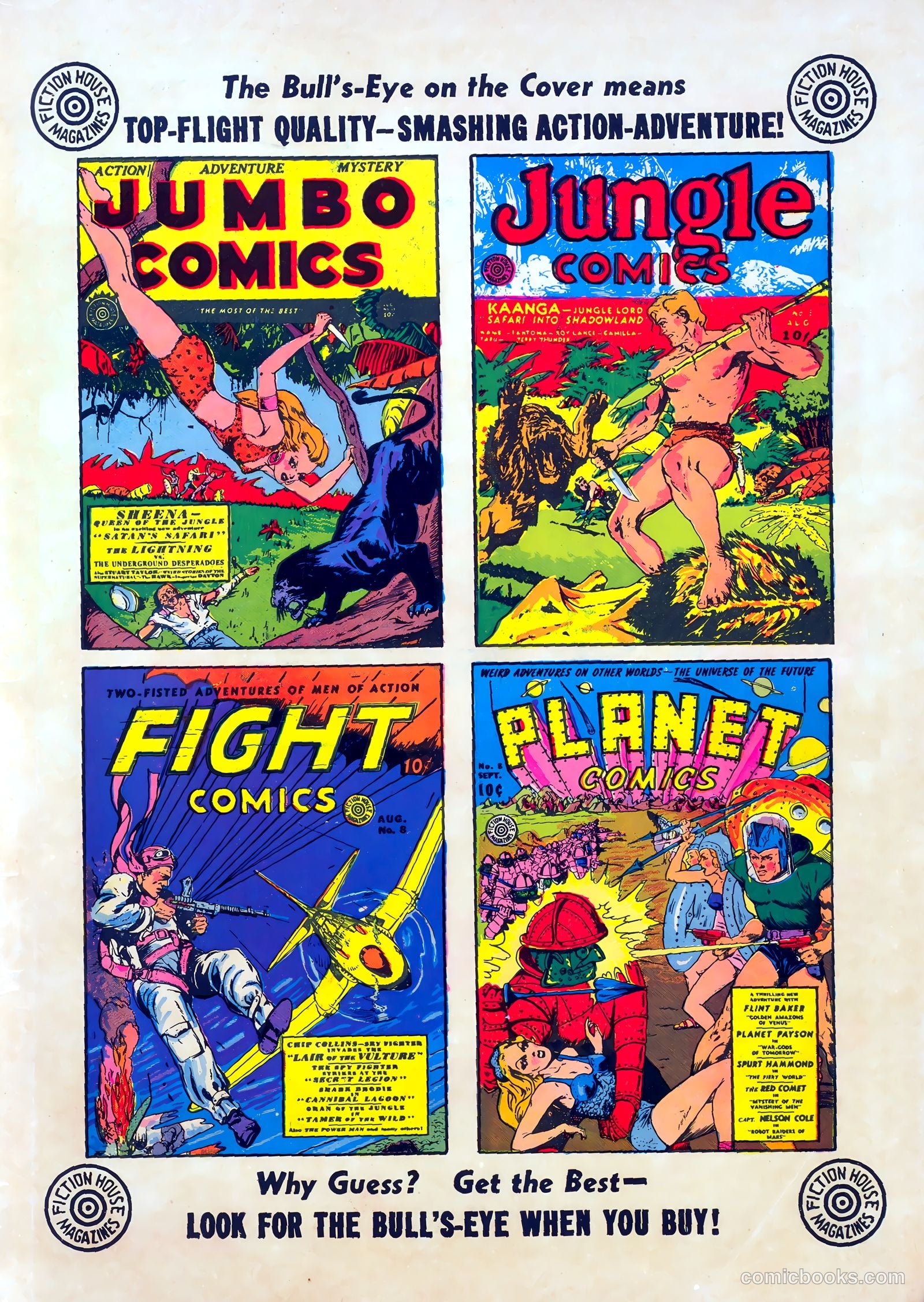 Wings Comics #1 (1940) — page 67 of 68