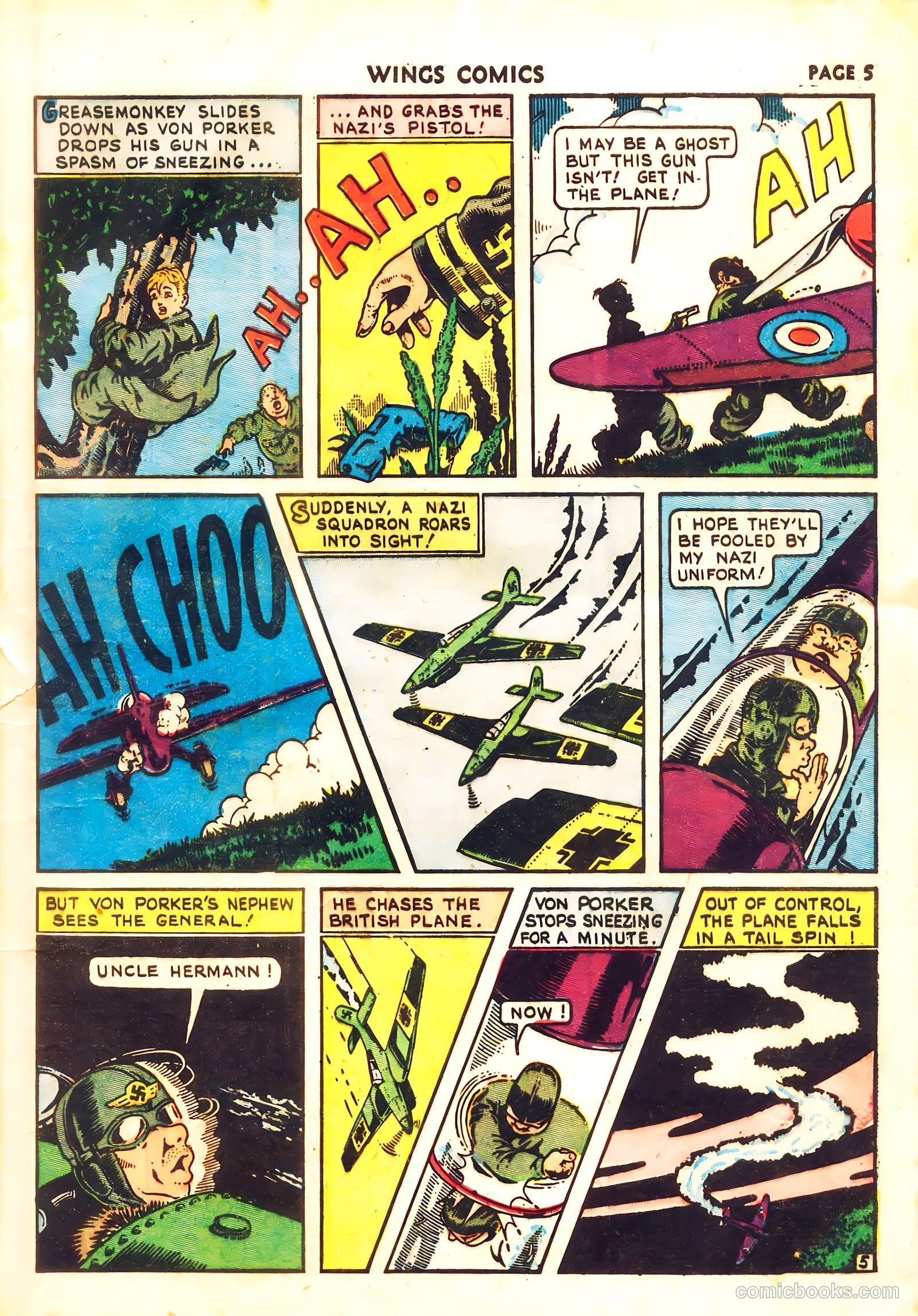 Wings Comics #11 (1941) — page 7 of 68