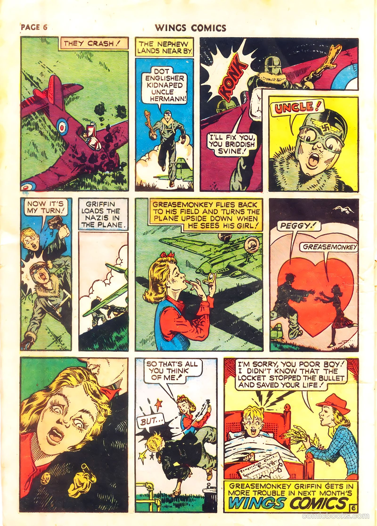 Wings Comics #11 (1941) — page 8 of 68