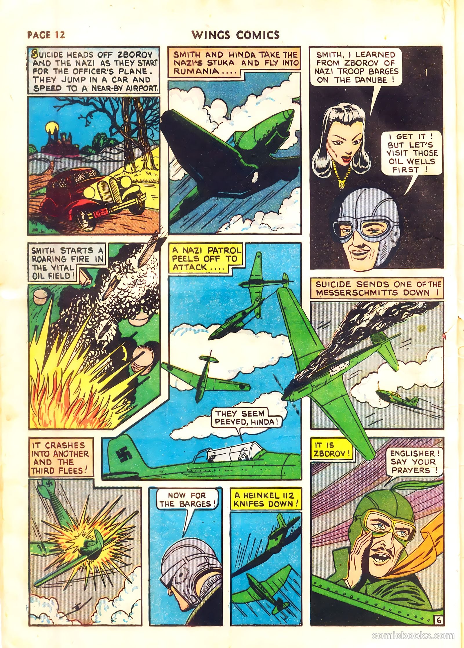 Wings Comics #11 (1941) — page 14 of 68