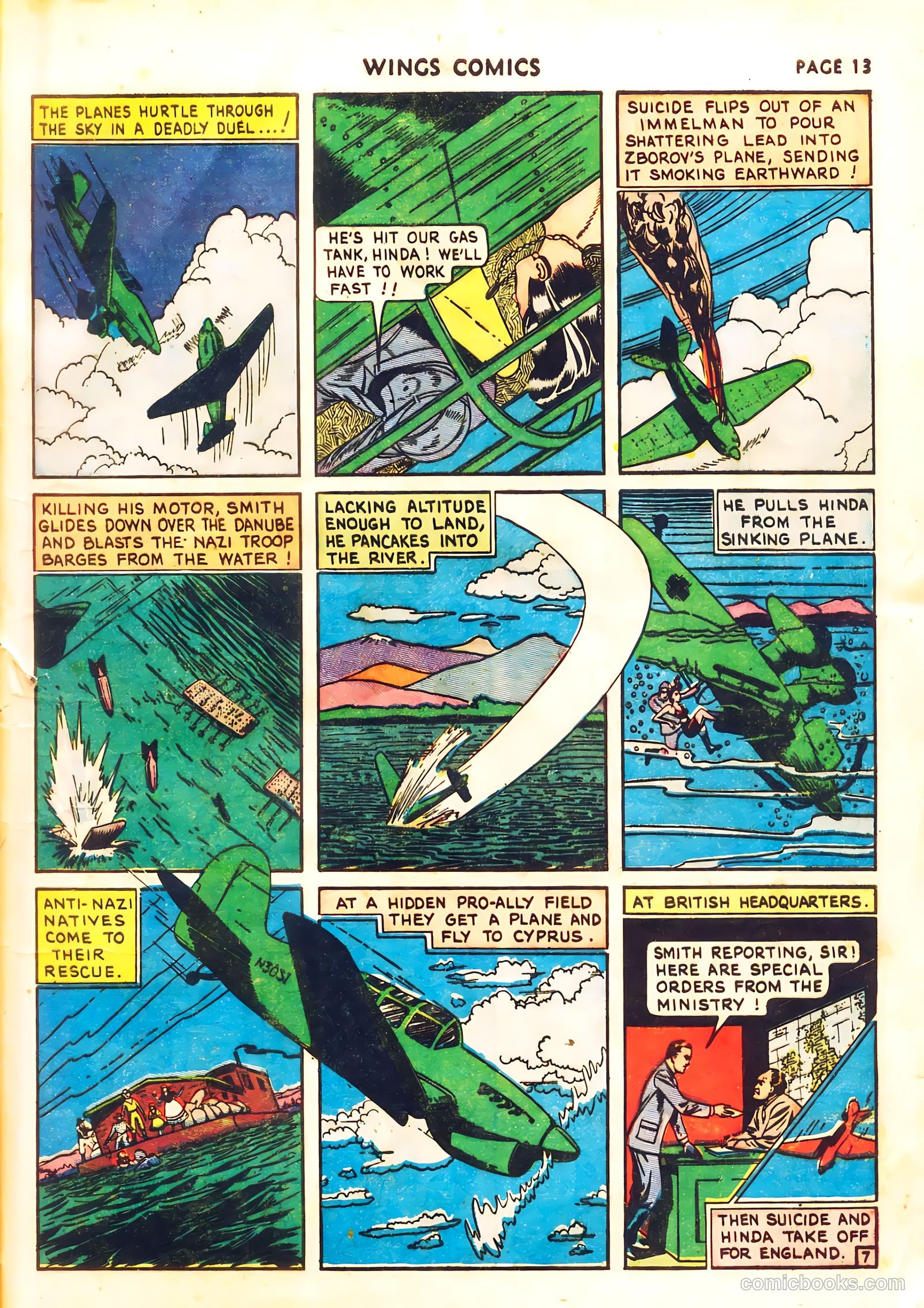 Wings Comics #11 (1941) — page 15 of 68