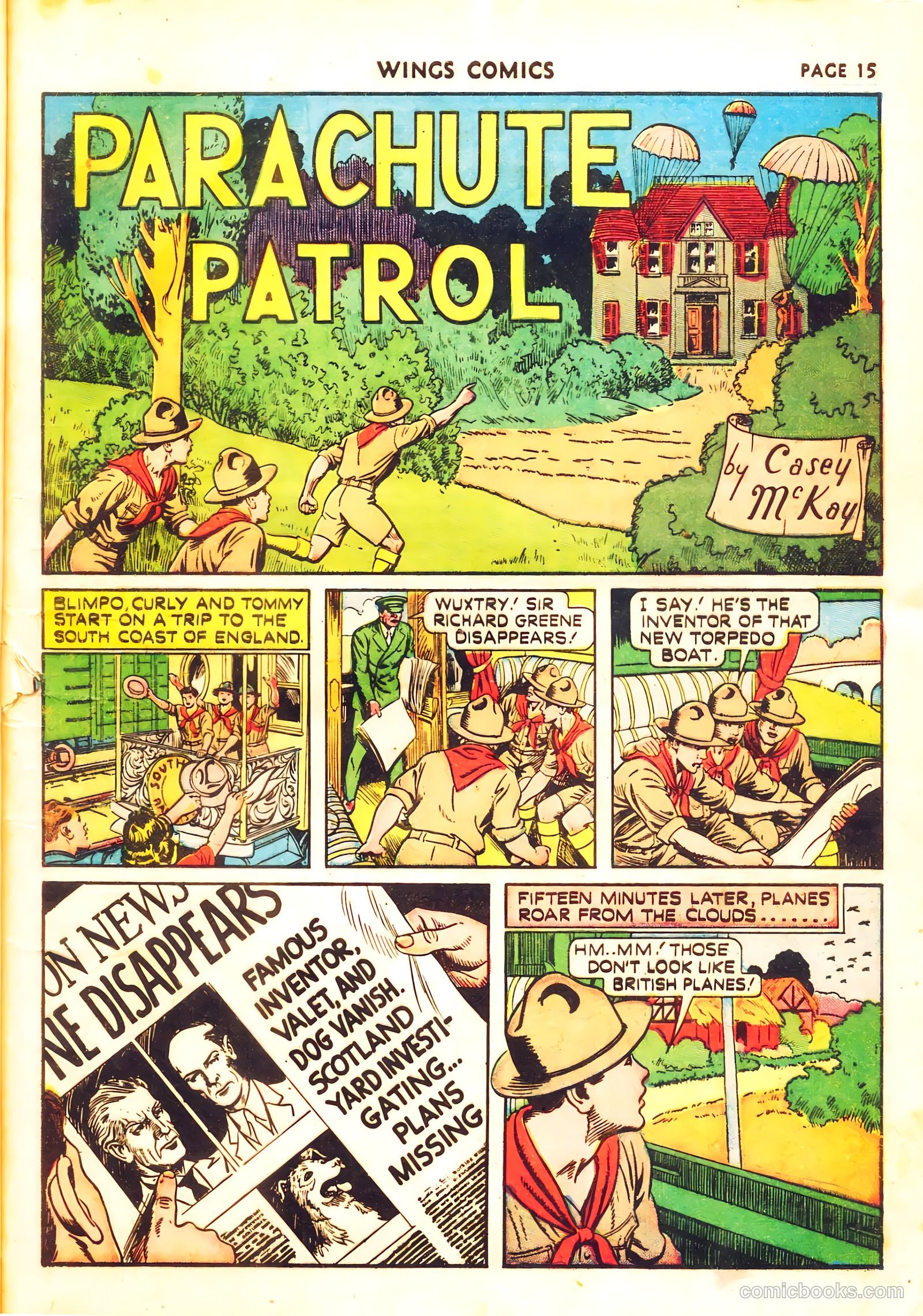 Wings Comics #11 (1941) — page 17 of 68
