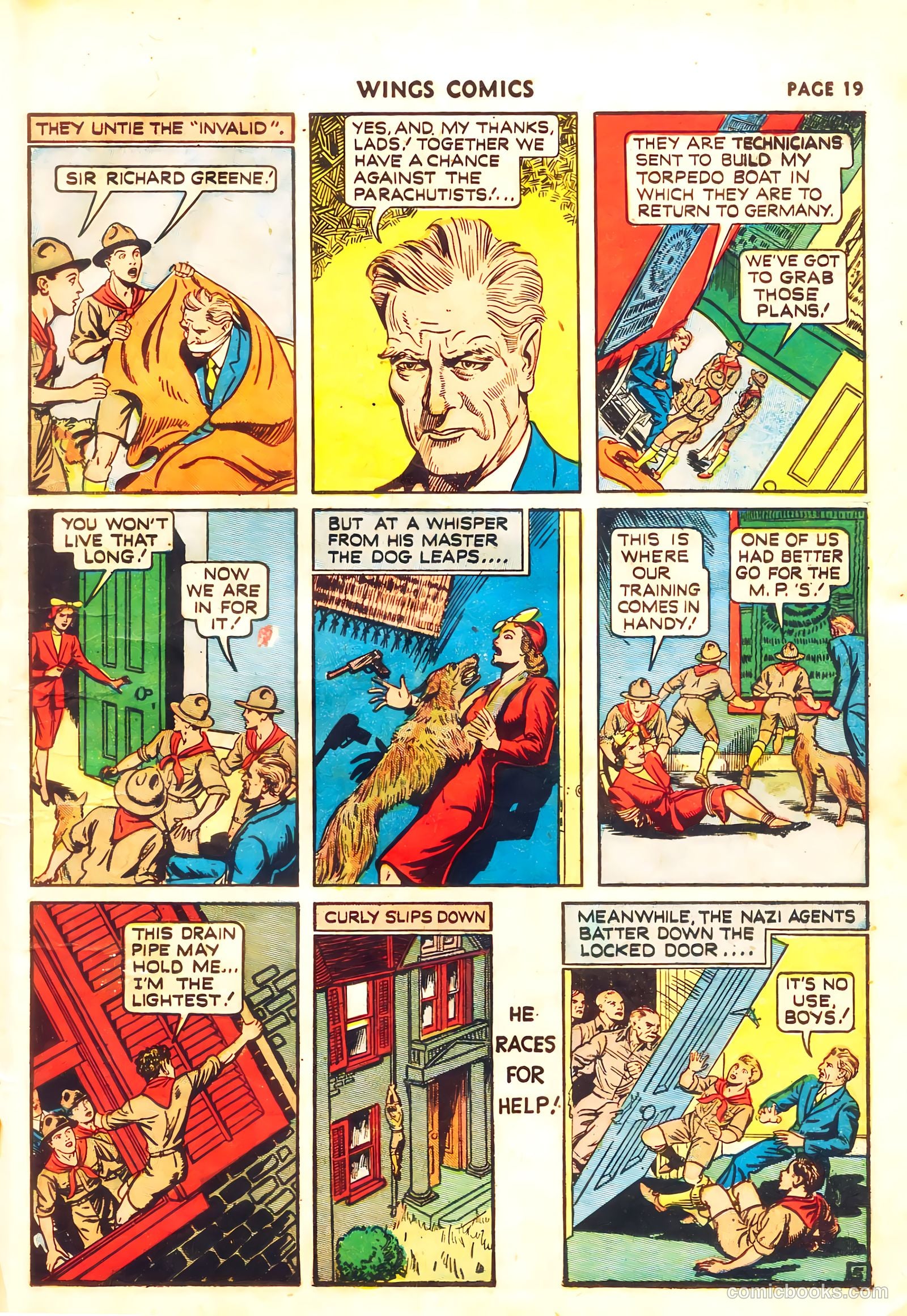 Wings Comics #11 (1941) — page 21 of 68