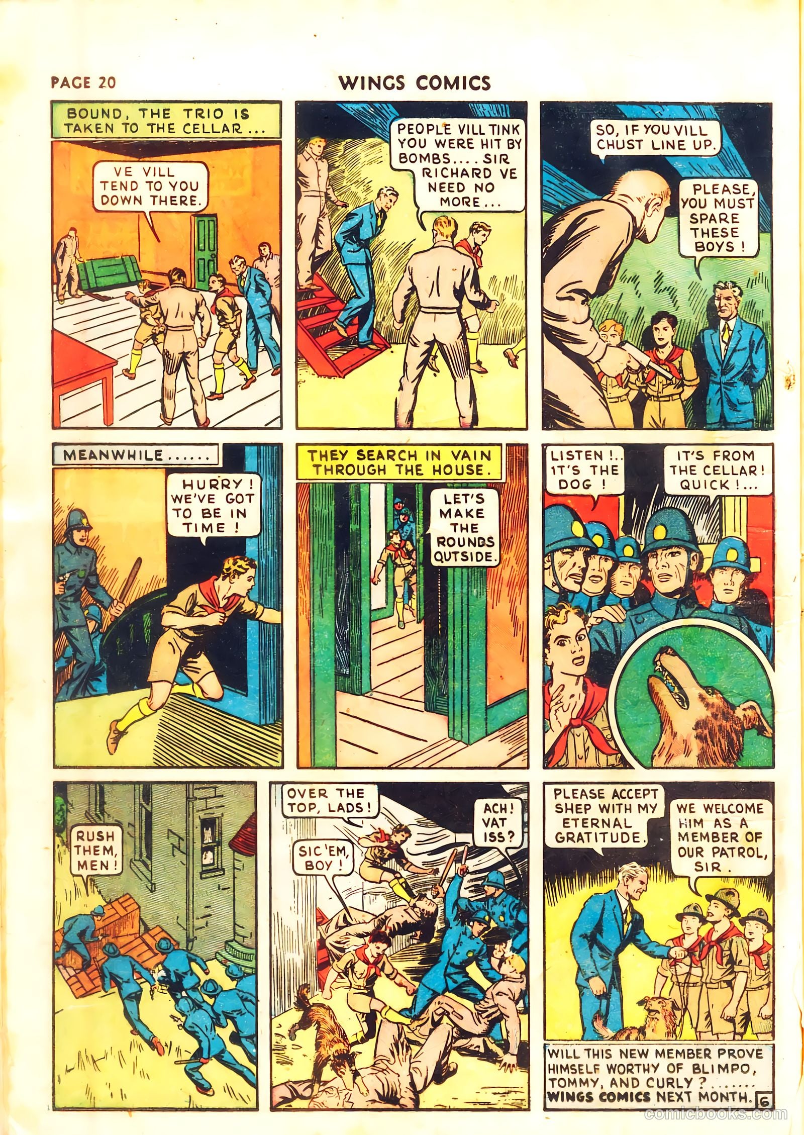 Wings Comics #11 (1941) — page 22 of 68