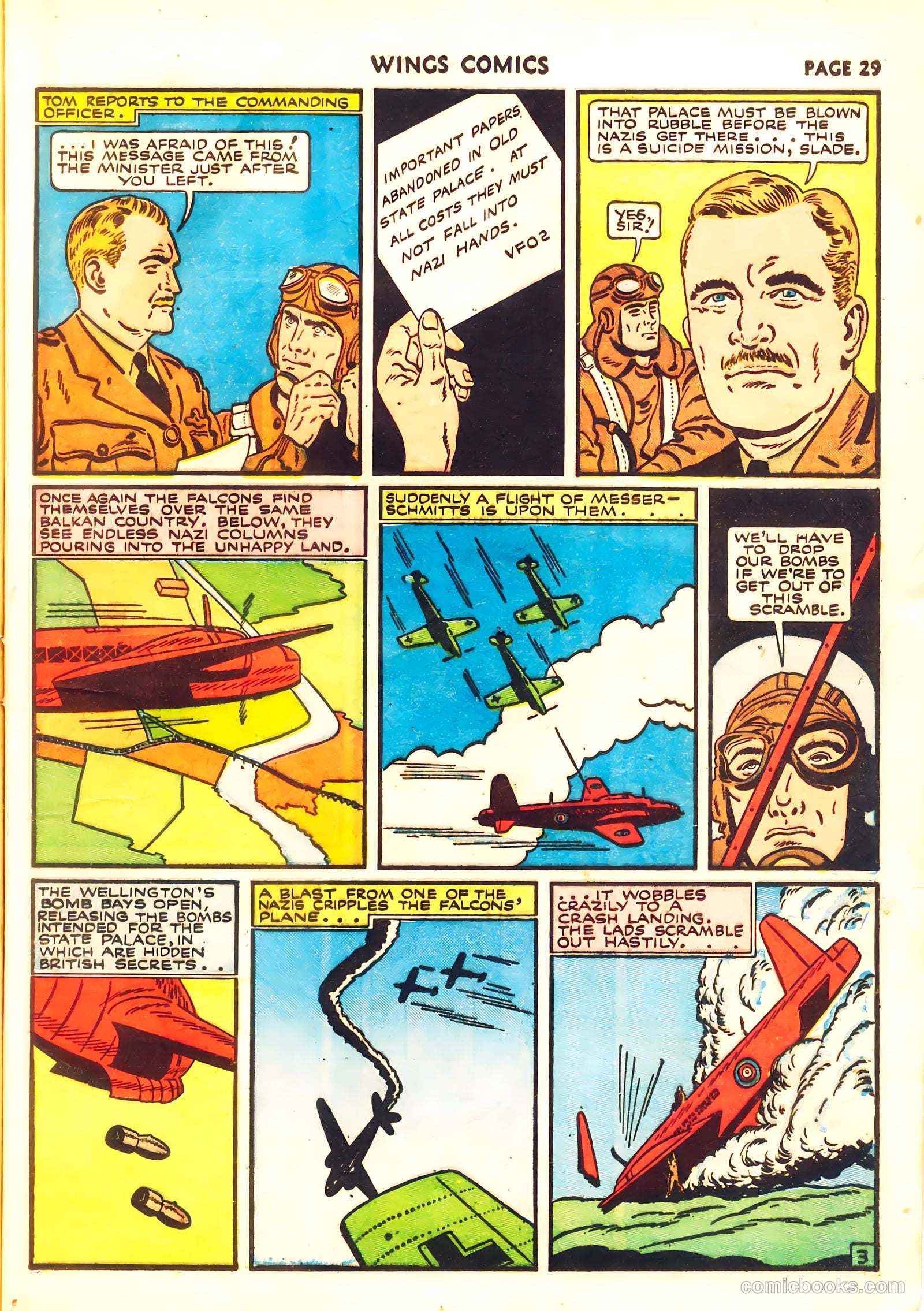 Wings Comics #11 (1941) — page 31 of 68