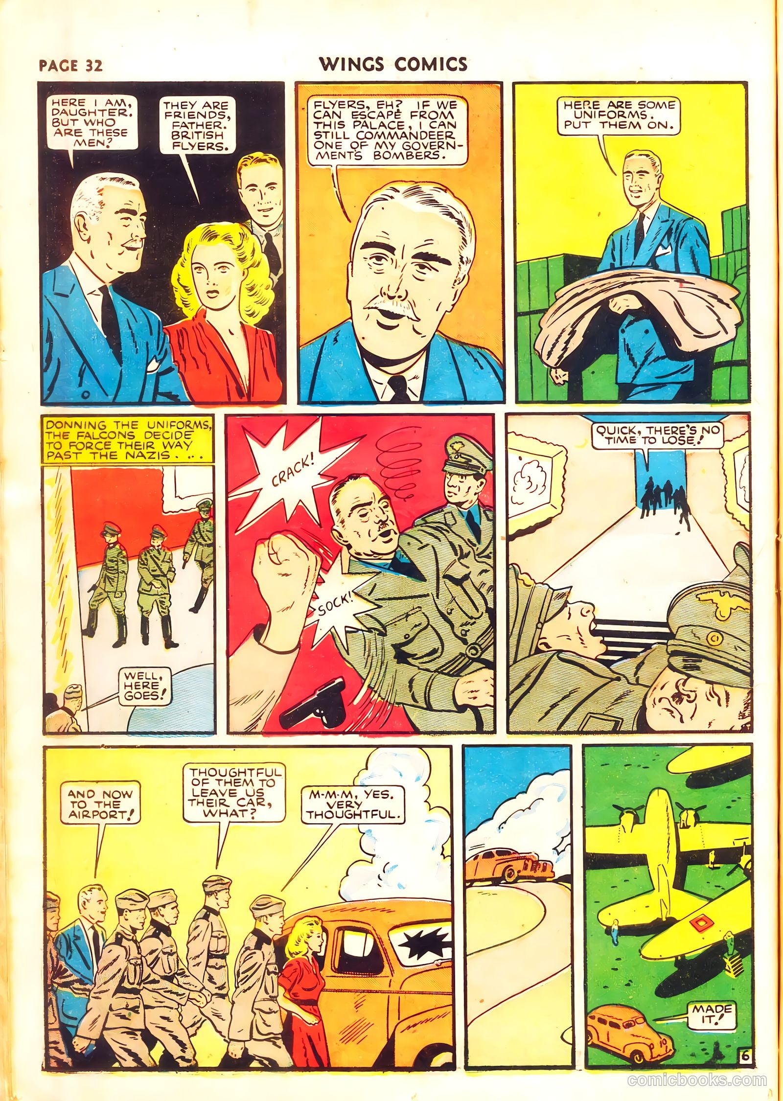 Wings Comics #11 (1941) — page 34 of 68