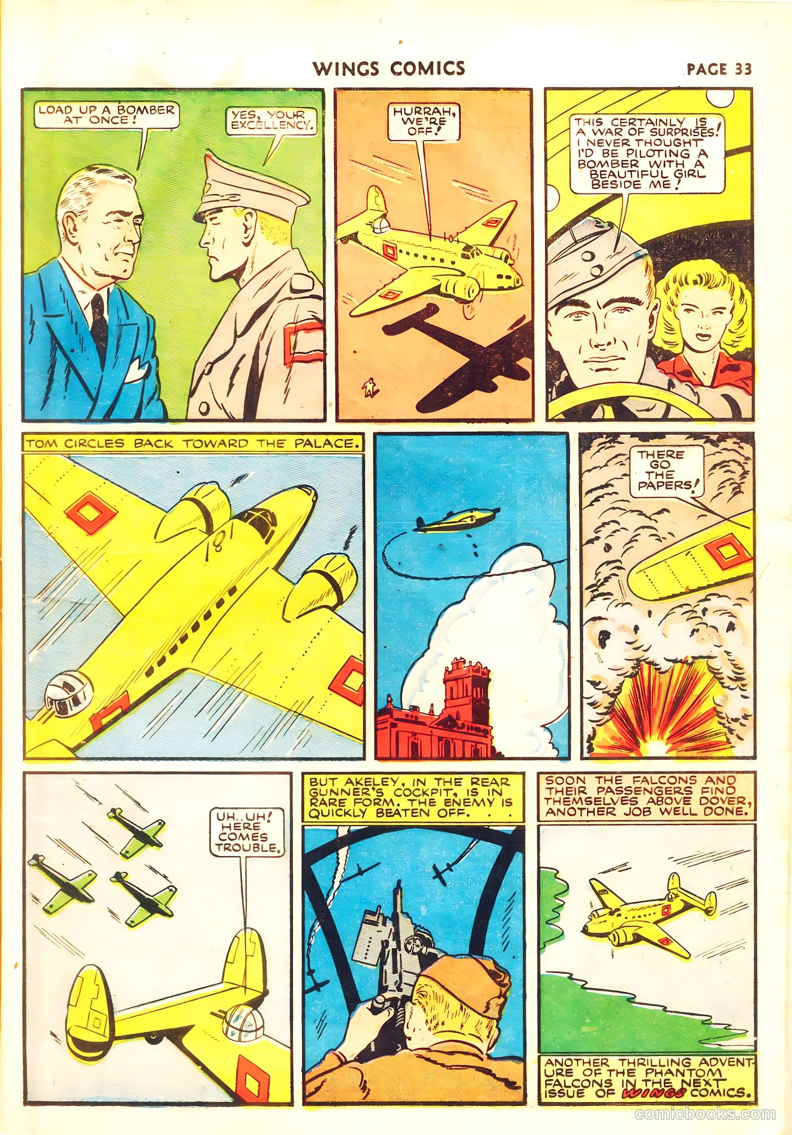 Wings Comics #11 (1941) — page 35 of 68
