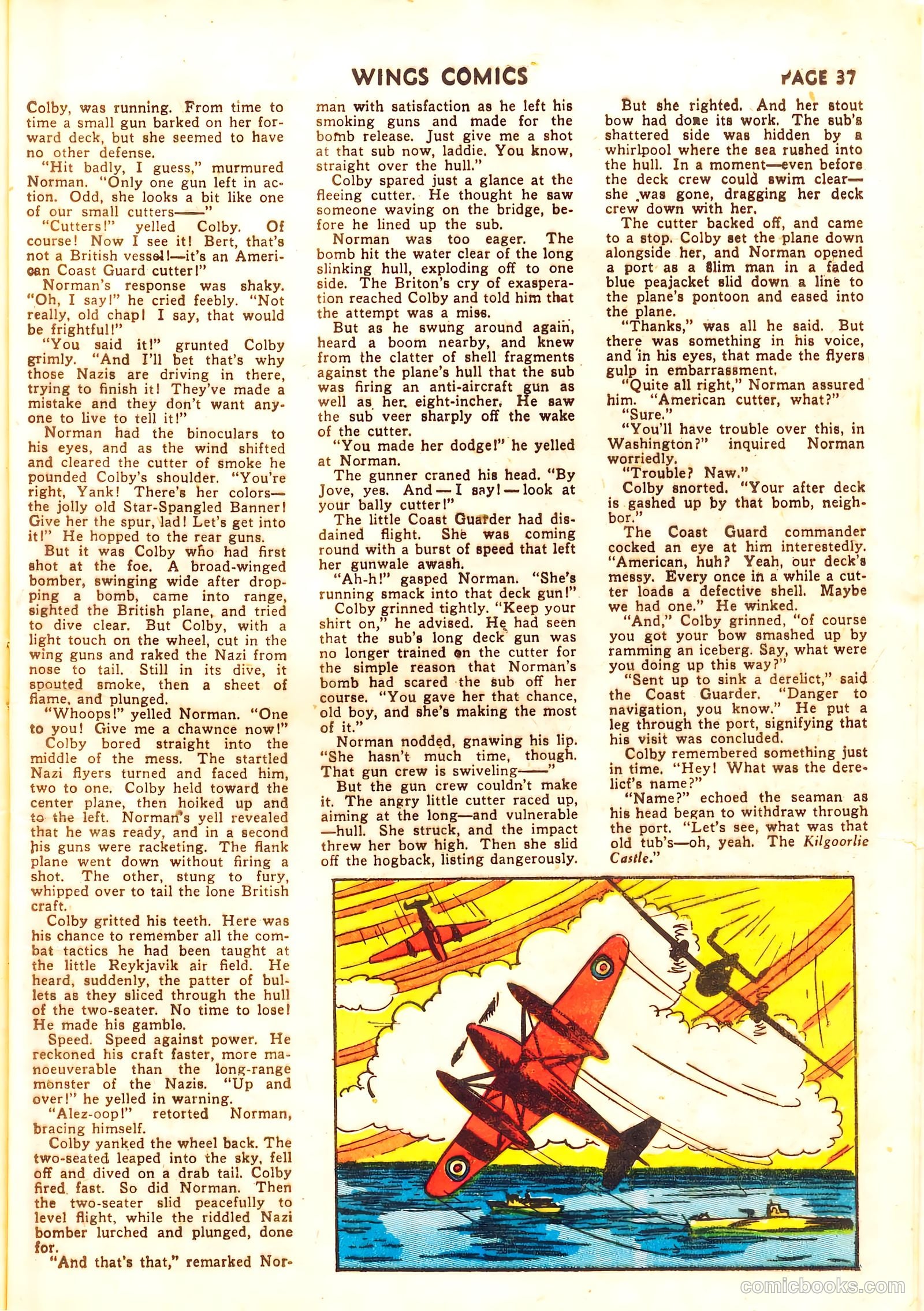 Wings Comics #11 (1941) — page 39 of 68