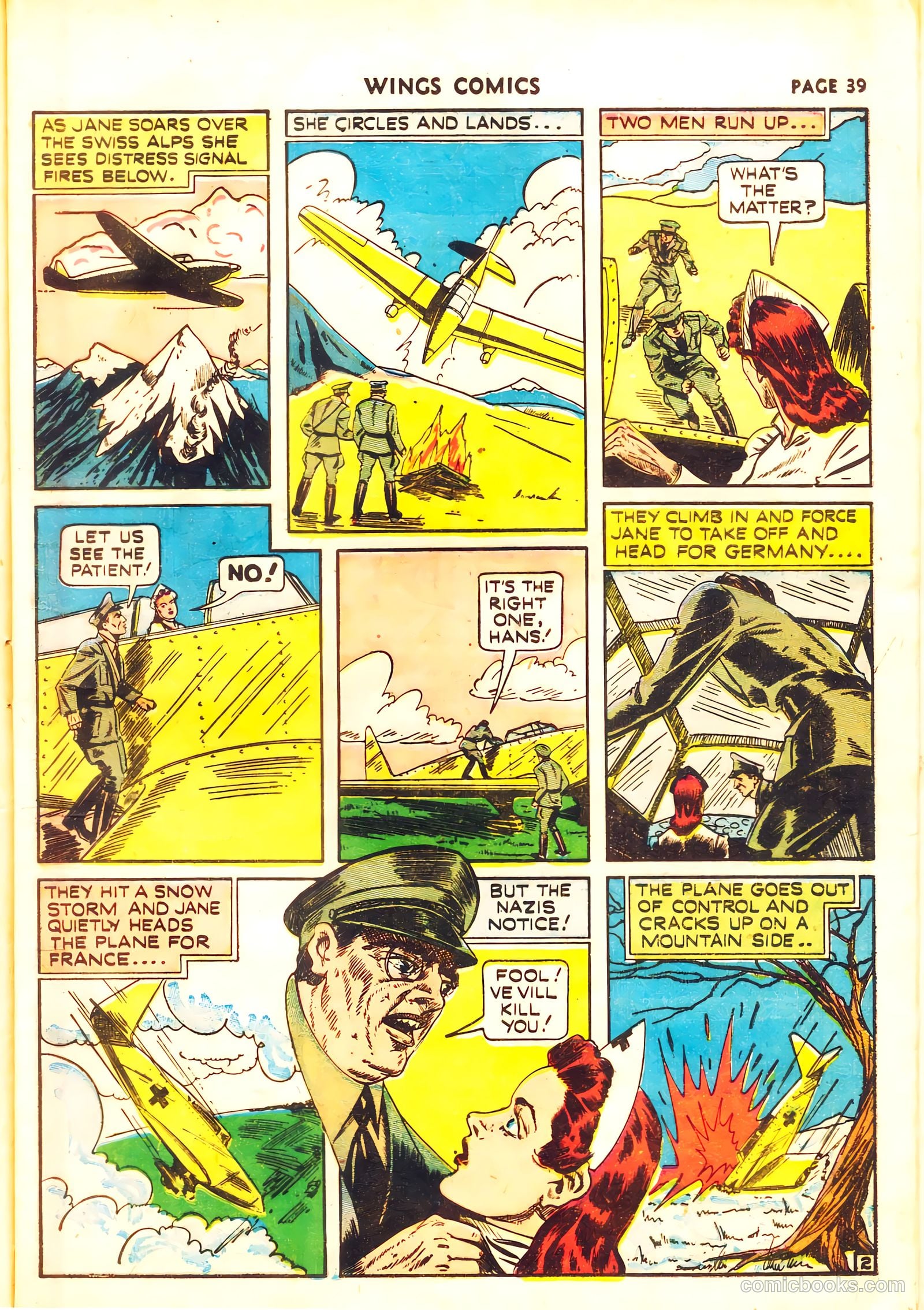 Wings Comics #11 (1941) — page 41 of 68