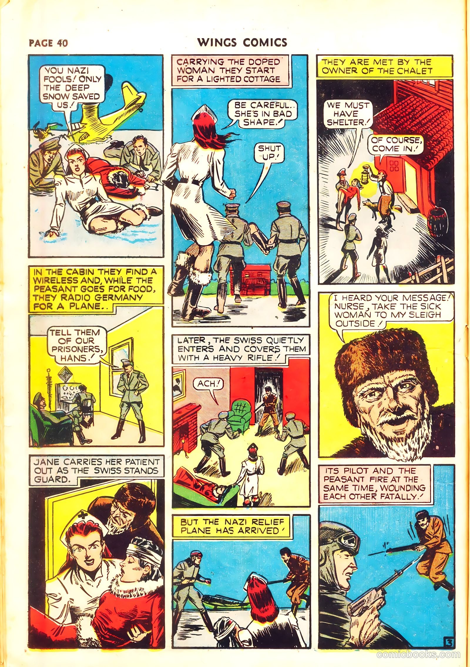 Wings Comics #11 (1941) — page 42 of 68
