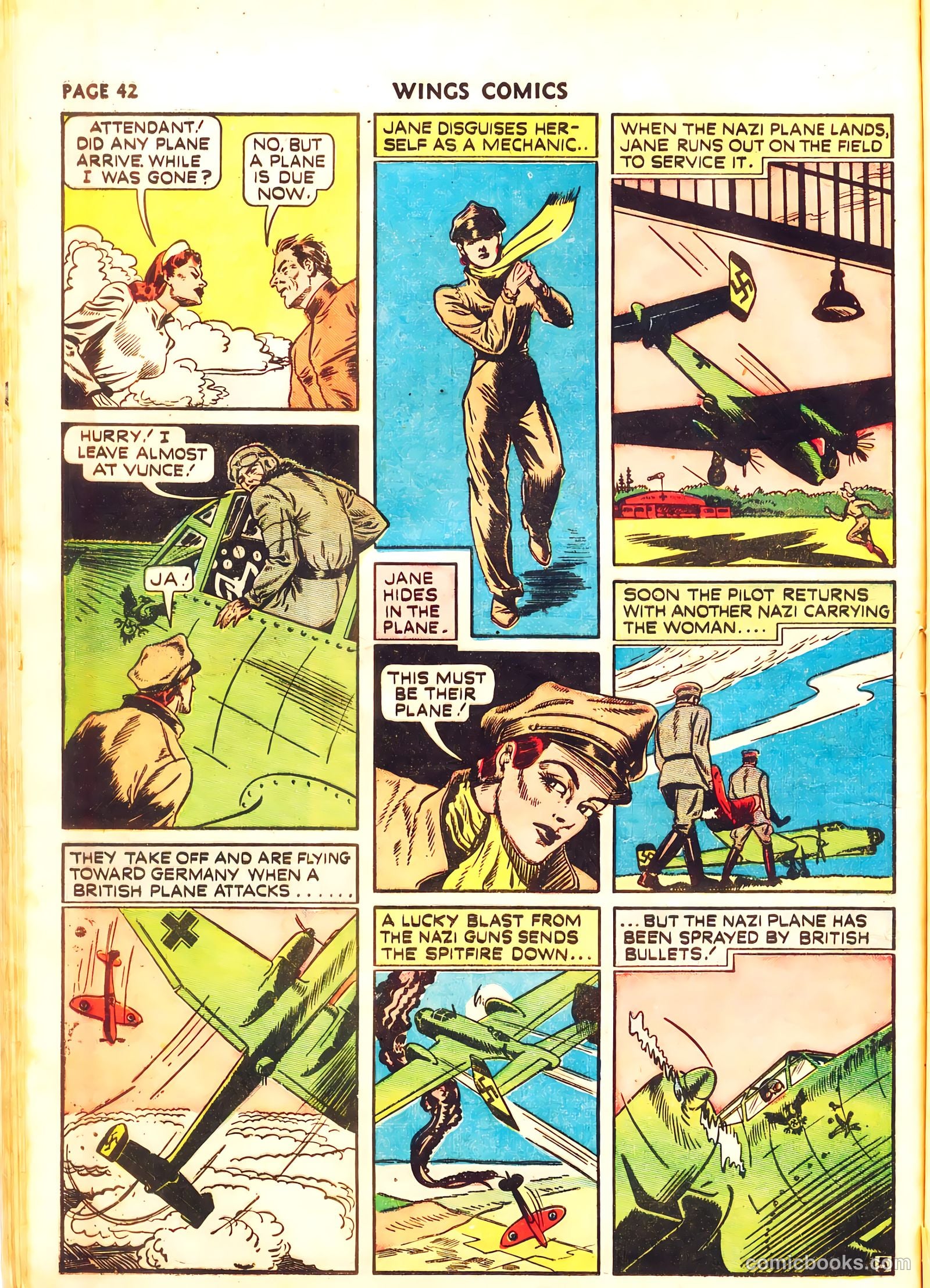 Wings Comics #11 (1941) — page 44 of 68