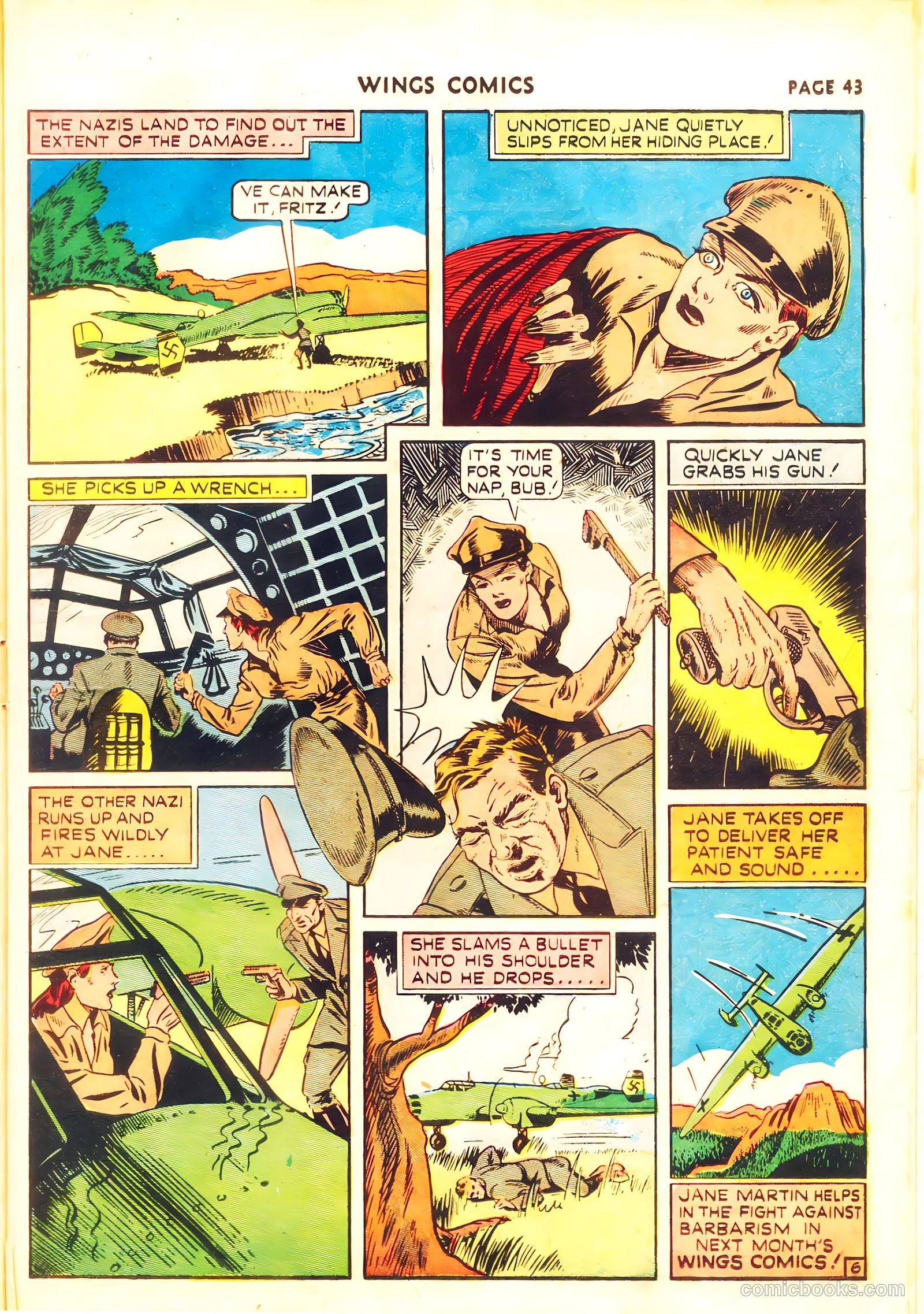 Wings Comics #11 (1941) — page 45 of 68