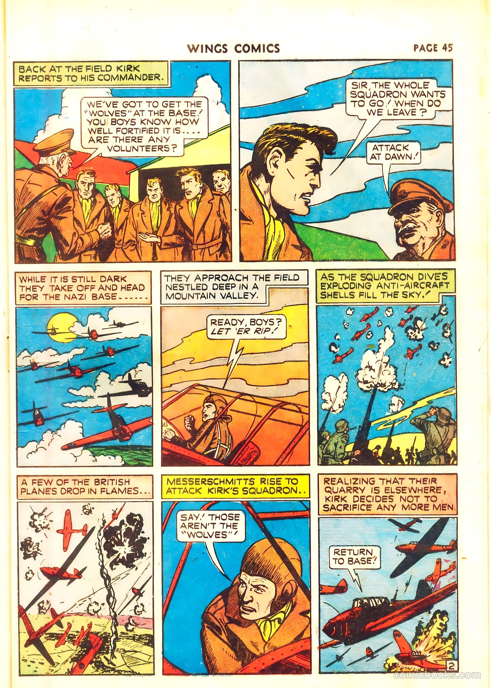 Wings Comics #11 (1941) — page 47 of 68