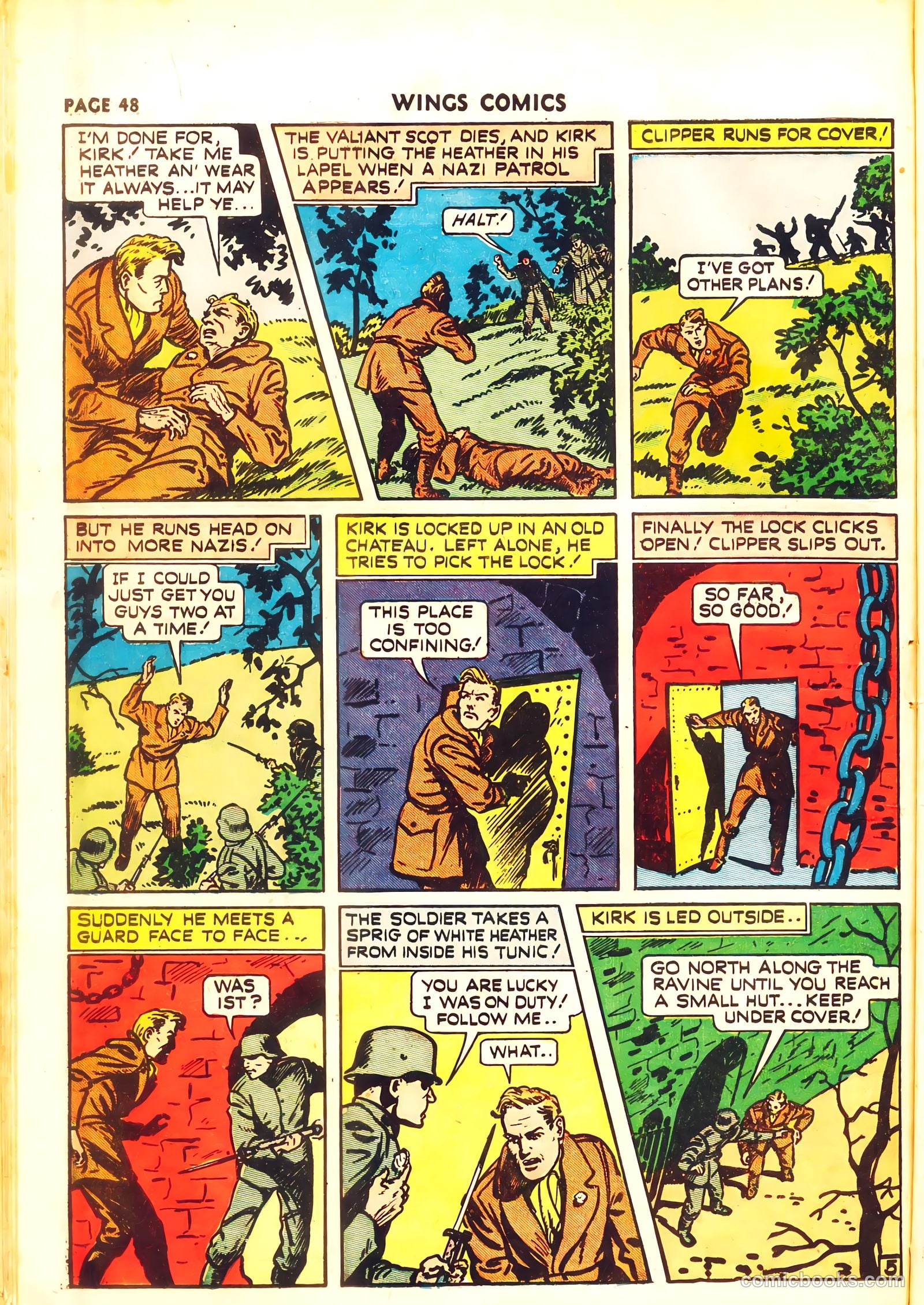 Wings Comics #11 (1941) — page 50 of 68
